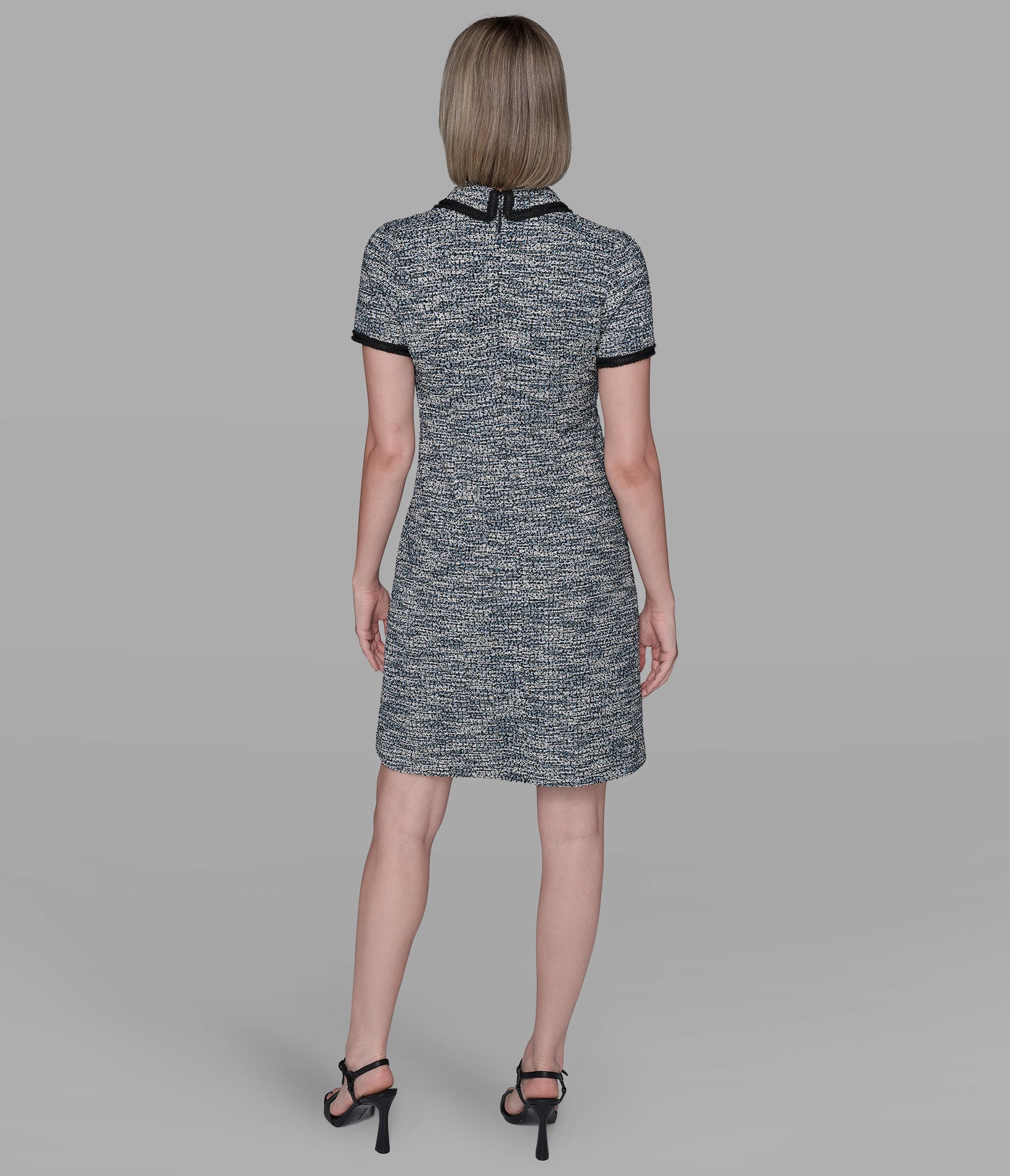 TWEED KNIT SHIRT DRESS View 2 | Women's Clothing Sale TWEED KNIT SHIRT DRESS View 2 | Women's Clothing Sale