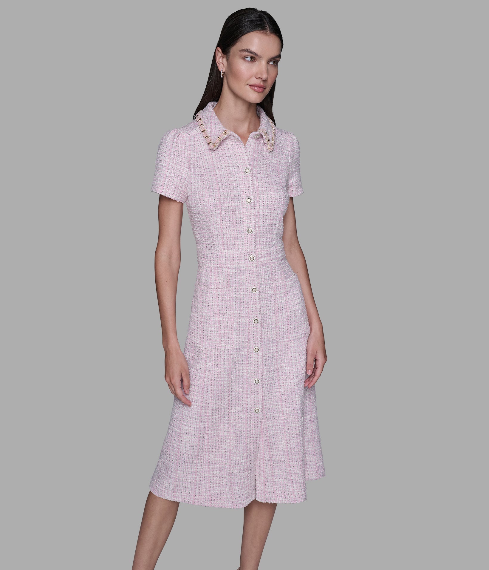 TWEED MIDI DRESS View 1 | Women's Sale TWEED MIDI DRESS View 1 | Women's Sale