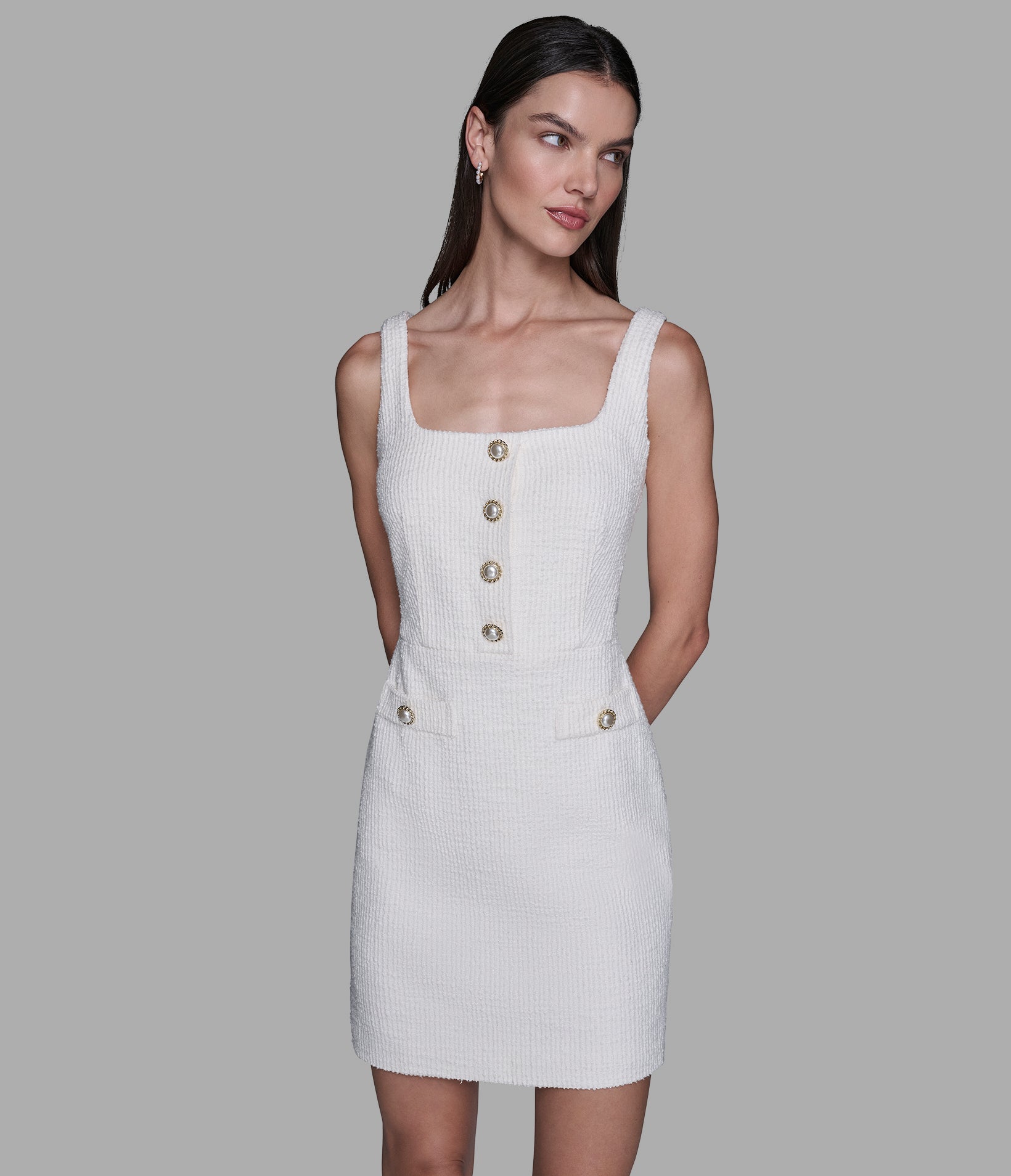 TWEED KNIT SHIFT DRESS View 1 | Valentine's Day Shop TWEED KNIT SHIFT DRESS View 1 | Valentine's Day Shop