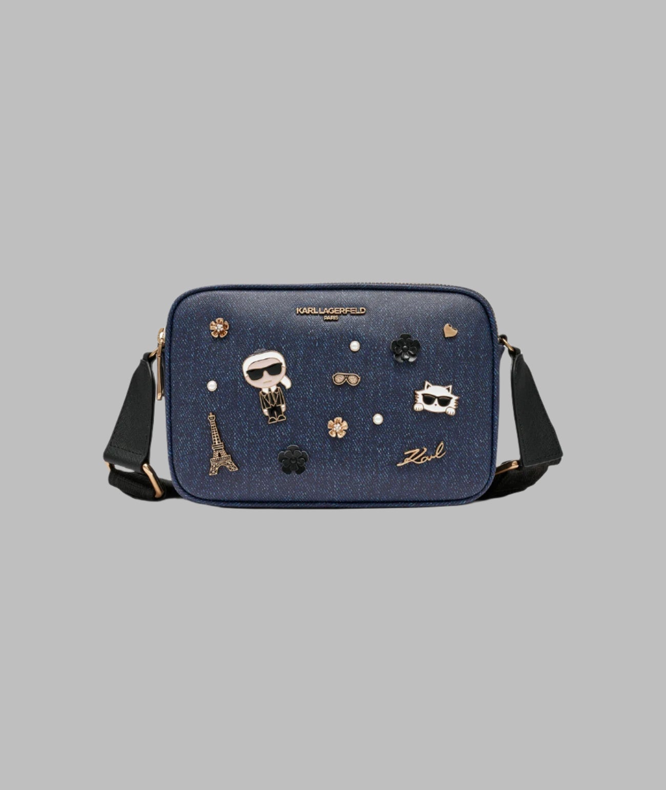 MAYBELLE DENIM CROSSBODY WITH PINS View 1 | Women's Bags Sale MAYBELLE DENIM CROSSBODY WITH PINS View 1 | Women's Bags Sale