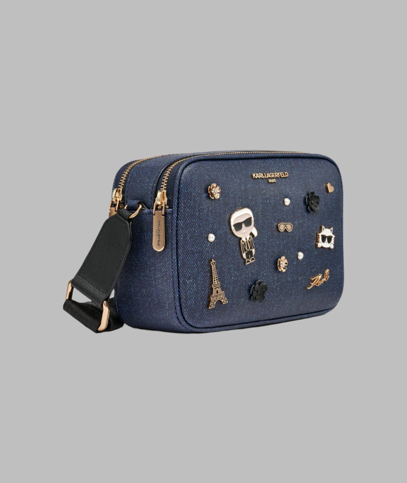 MAYBELLE DENIM CROSSBODY WITH PINS View 2 | Women's Bags Sale MAYBELLE DENIM CROSSBODY WITH PINS View 2 | Women's Bags Sale