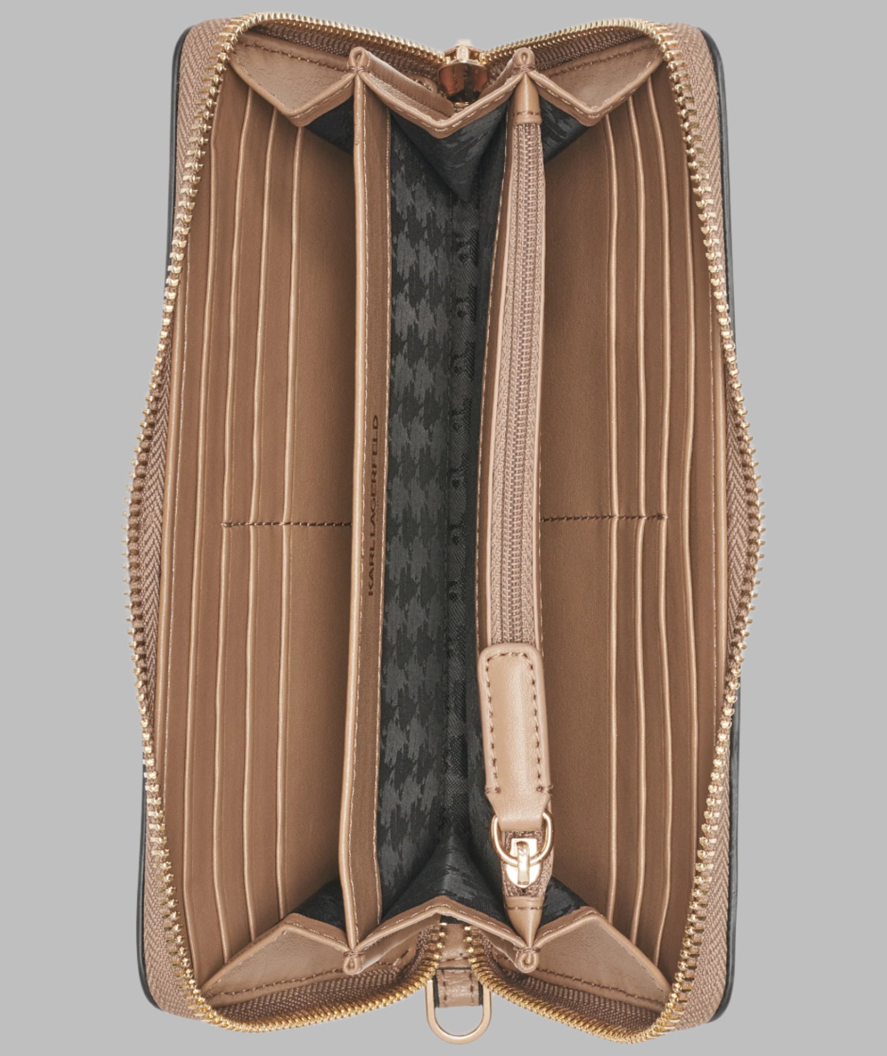 LARGE ZIP WALLET WITH PINS VIEW 4 | Women's Wallet & Leather Goods LARGE ZIP WALLET WITH PINS VIEW 4 | Women's Wallet & Leather Goods