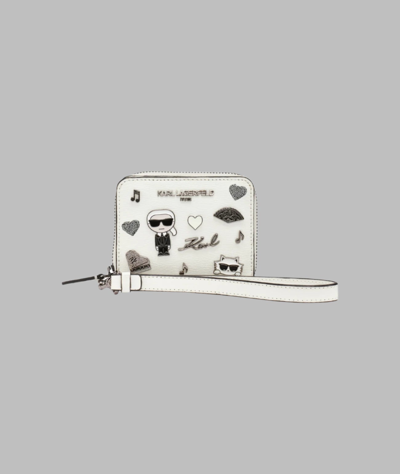 SMALL ZIP WALLET WITH PINS View 1 | Women's Wallet & Leather Goods SMALL ZIP WALLET WITH PINS View 1 | Women's Wallet & Leather Goods