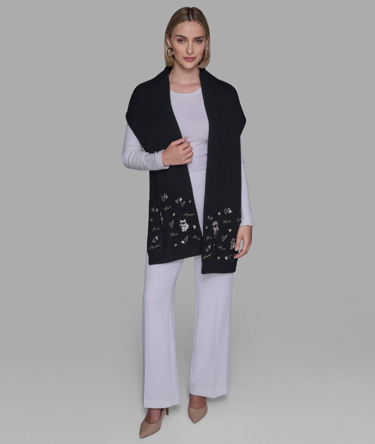 KARL ICONS SCARF VIEW 4 | Women's Accessories KARL ICONS SCARF VIEW 4 | Women's Accessories