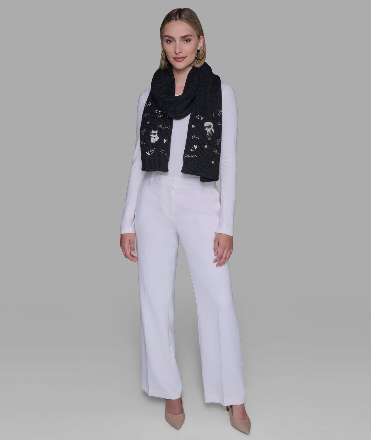 KARL ICONS SCARF VIEW 5 | Women's Accessories KARL ICONS SCARF VIEW 5 | Women's Accessories