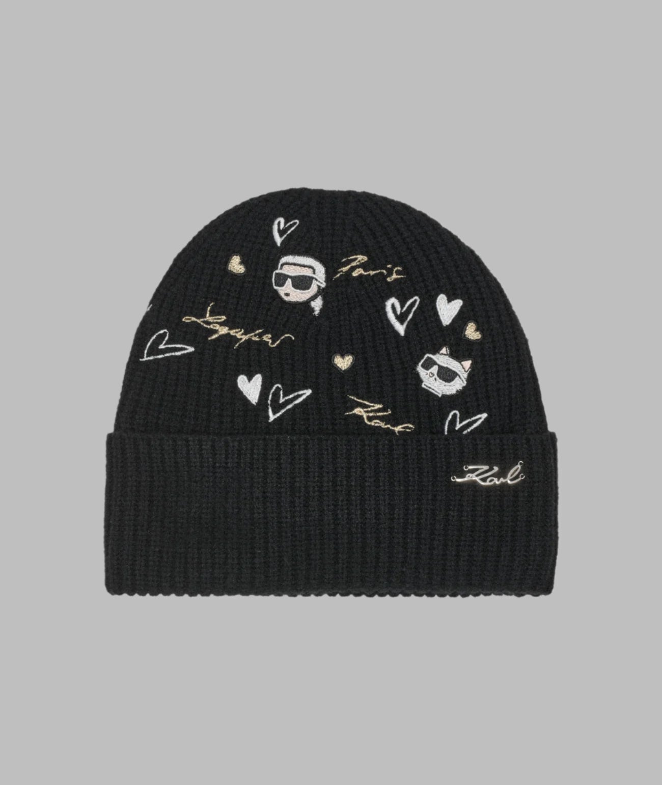KARL ICONS KUFF BEANIE View 1 | Women's Accessories KARL ICONS KUFF BEANIE View 1 | Women's Accessories