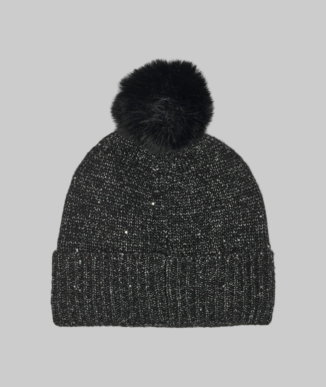 SEQUIN FAUX FUR POM HAT View 2 | Women's Accessories SEQUIN FAUX FUR POM HAT View 2 | Women's Accessories