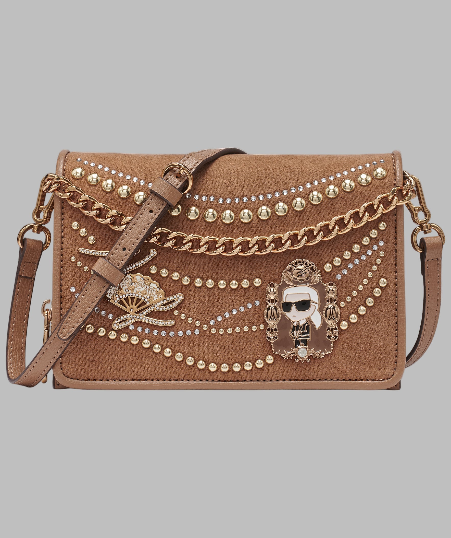 LOURDES SUEDE FLAP CROSSBODY View 1 | Women's Crossbody Bags LOURDES SUEDE FLAP CROSSBODY View 1 | Women's Crossbody Bags