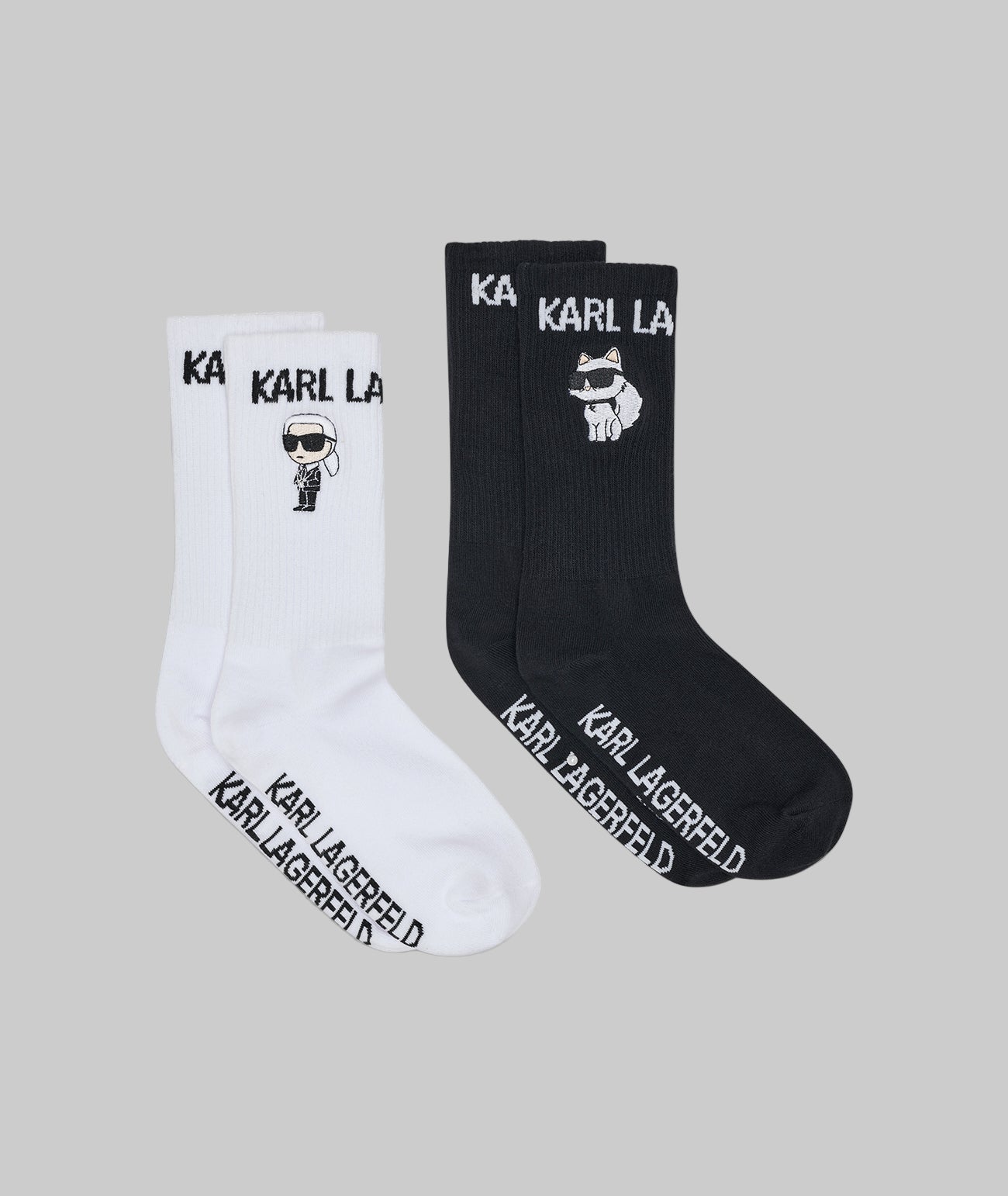 EMBROIDERED CREW SOCKS 2-PACK View 1 | Women's Accessories EMBROIDERED CREW SOCKS 2-PACK View 1 | Women's Accessories