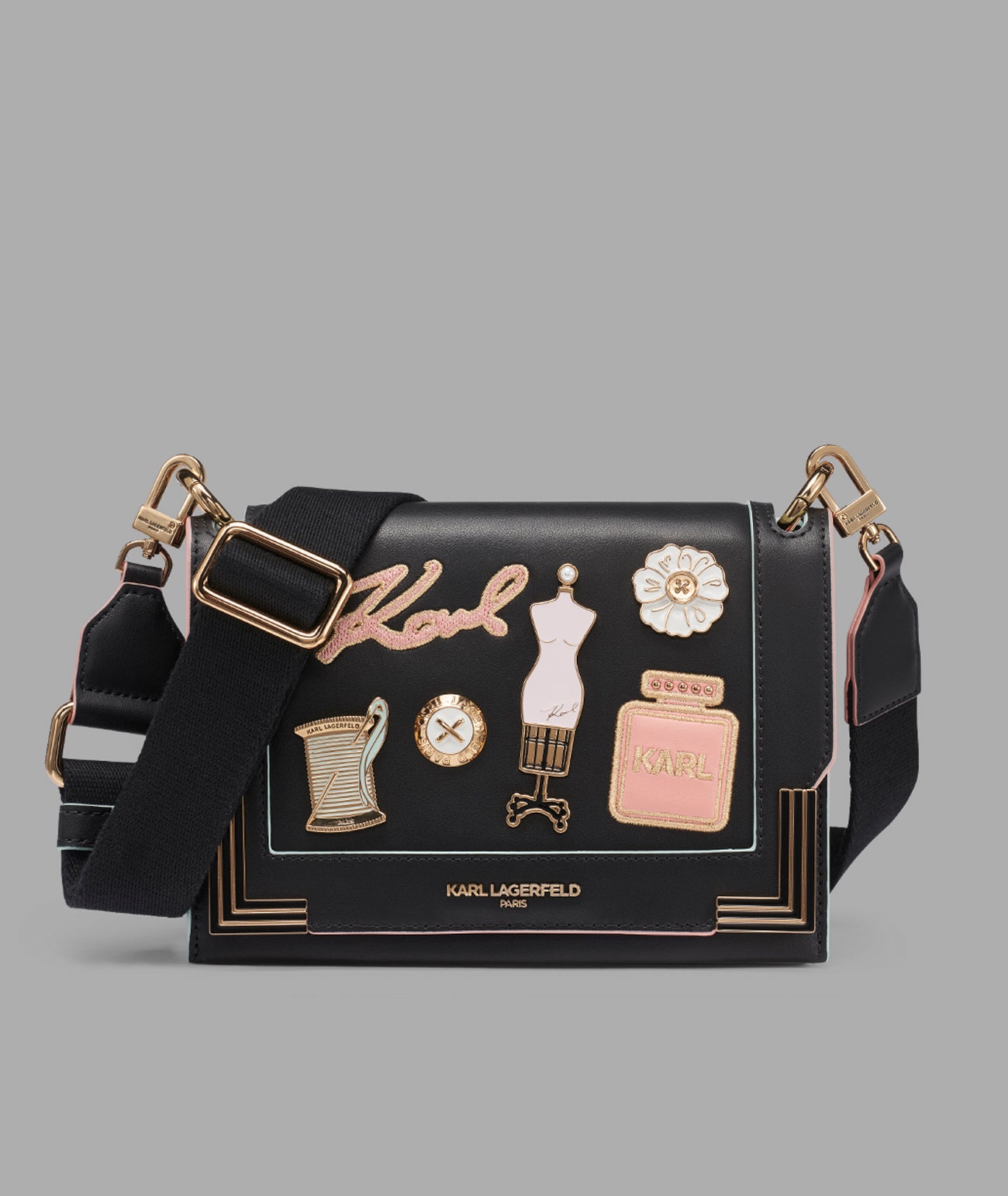 CAMILLE SHOULDER WITH OVERSIZED FASHION PINS View 1 | Women's Shoulder Bags CAMILLE SHOULDER WITH OVERSIZED FASHION PINS View 1 | Women's Shoulder Bags