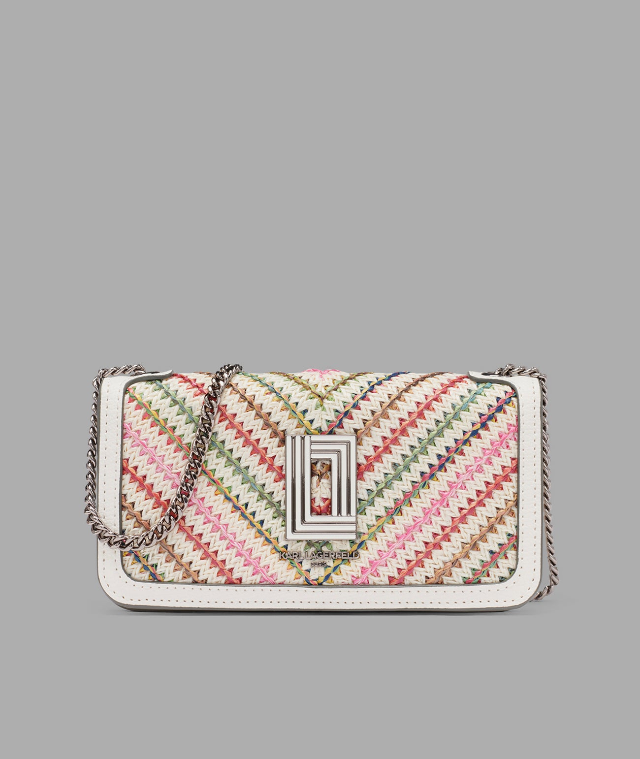 KOSETTE CHEVRON RAFFIA SHOULDER BAG View 1 | Women's Shoulder Bags KOSETTE CHEVRON RAFFIA SHOULDER BAG View 1 | Women's Shoulder Bags