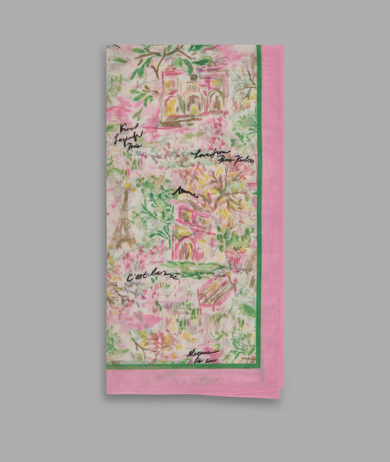 MONETS PARIS CHIFFON SCARF VIEW 3 | Women's Accessories MONETS PARIS CHIFFON SCARF VIEW 3 | Women's Accessories