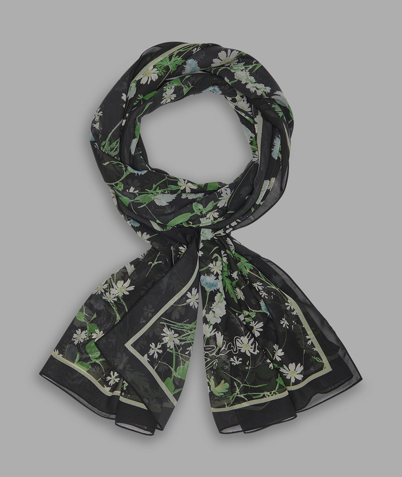 WILD FLOWER CHIFFON SCARF View 1 | Women's Accessories WILD FLOWER CHIFFON SCARF View 1 | Women's Accessories