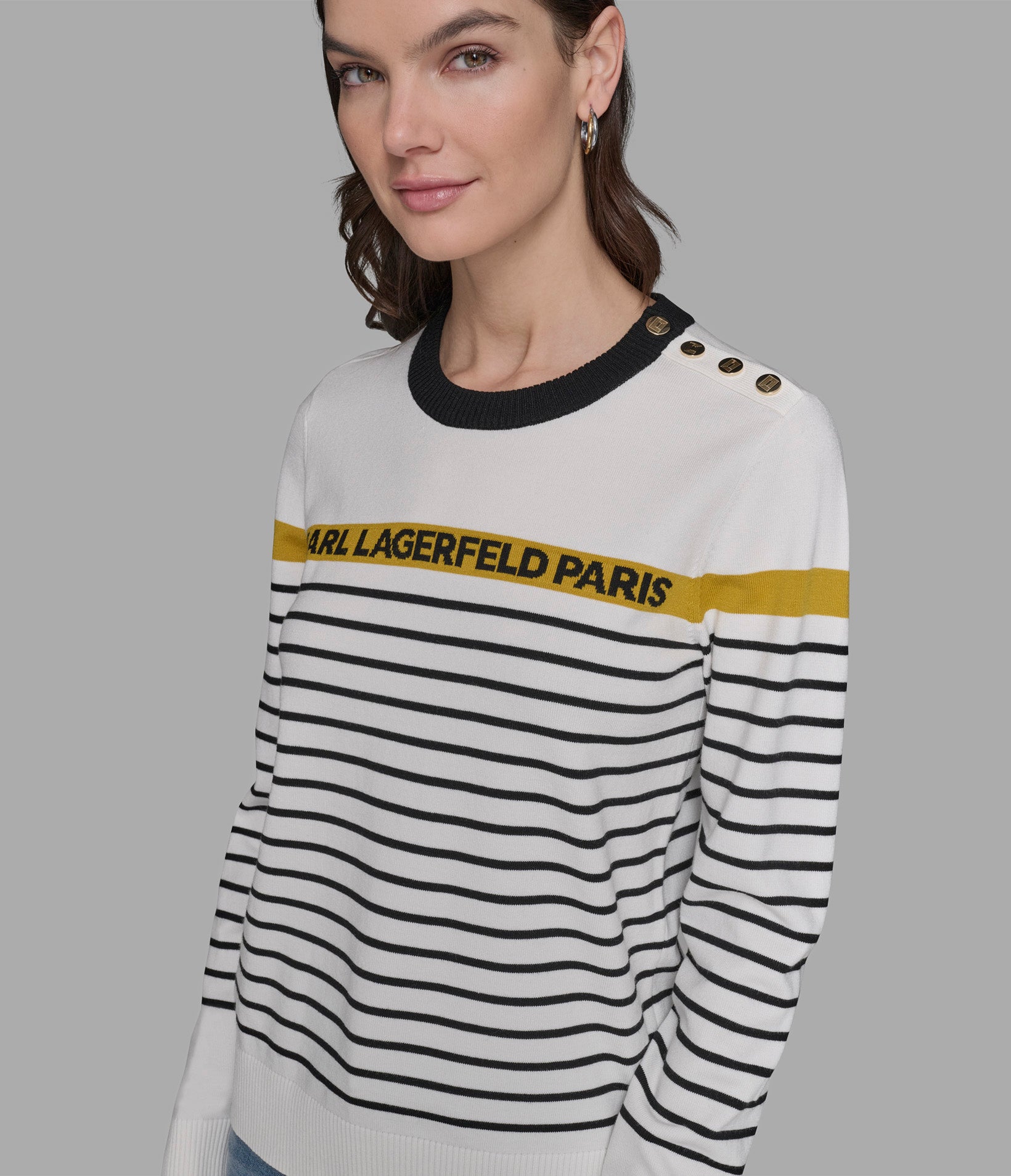 STRIPED LOGO SWEATER VIEW 6 | Best Sellers Shop STRIPED LOGO SWEATER VIEW 6 | Best Sellers Shop