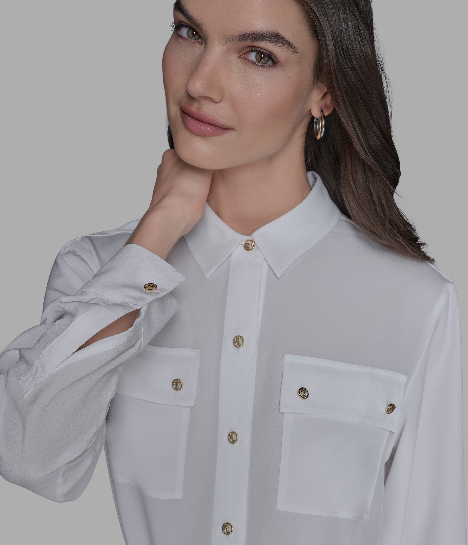SOFT BLOUSE WITH CHAIN BELT VIEW 5 | WOMEN'S FALL COLLECTION SOFT BLOUSE WITH CHAIN BELT VIEW 5 | WOMEN'S FALL COLLECTION