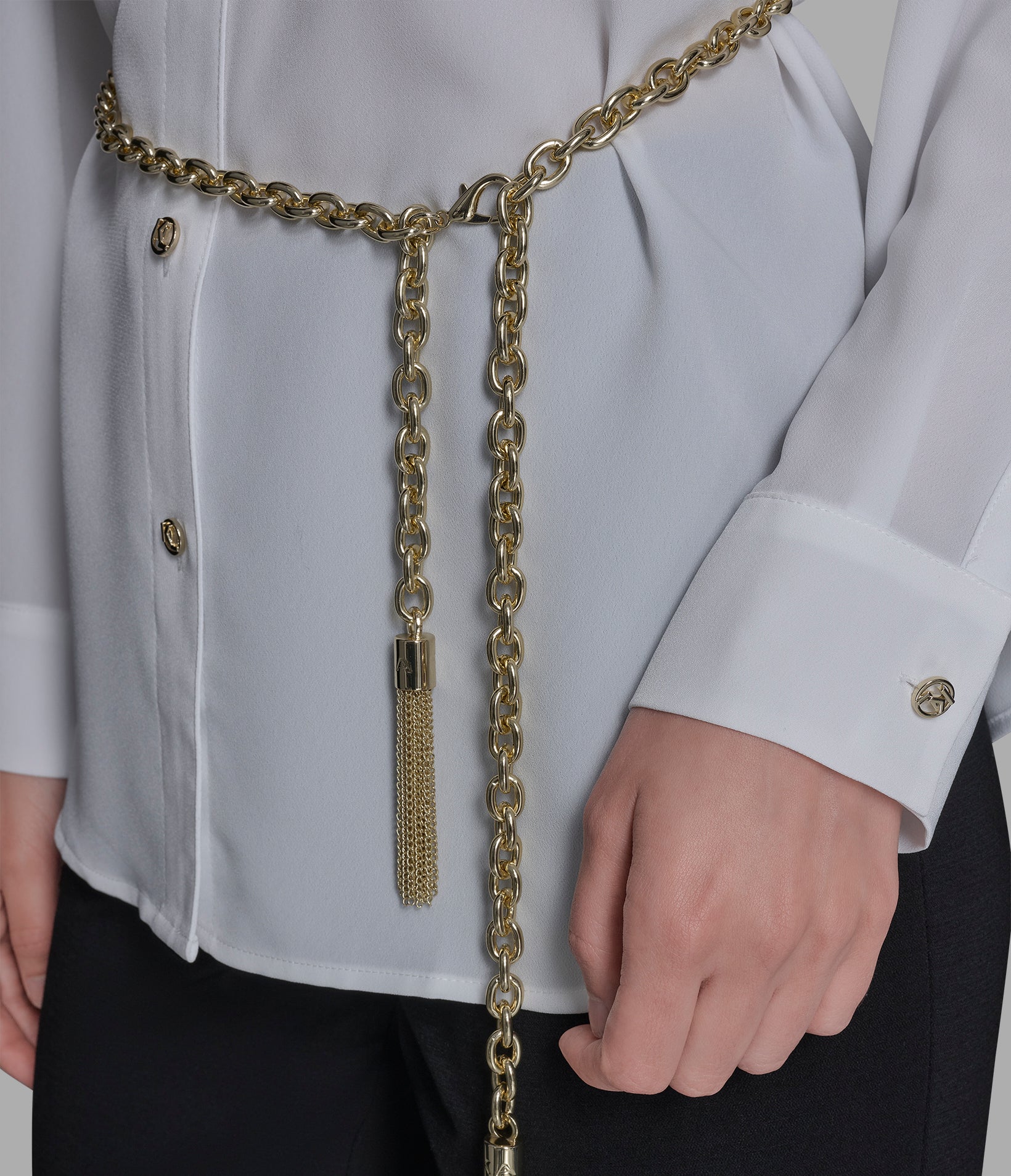 SOFT BLOUSE WITH CHAIN BELT VIEW 6 | WOMEN'S FALL COLLECTION SOFT BLOUSE WITH CHAIN BELT VIEW 6 | WOMEN'S FALL COLLECTION