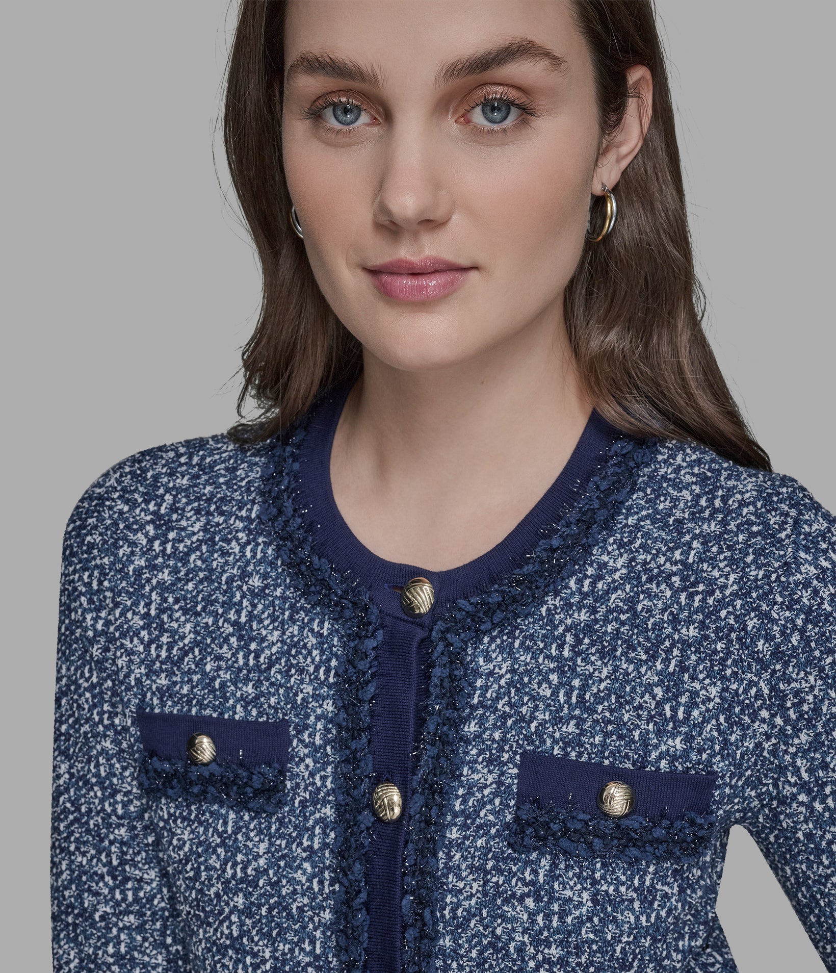 DENIM TWEED CARDIGAN VIEW 5 | Best Sellers Shop DENIM TWEED CARDIGAN VIEW 5 | Best Sellers Shop