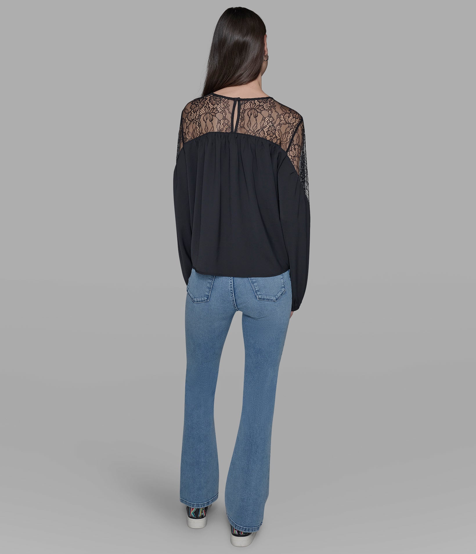 LACE-PANELED BOHO BLOUSE View 2 | WOMEN'S FALL COLLECTION LACE-PANELED BOHO BLOUSE View 2 | WOMEN'S FALL COLLECTION