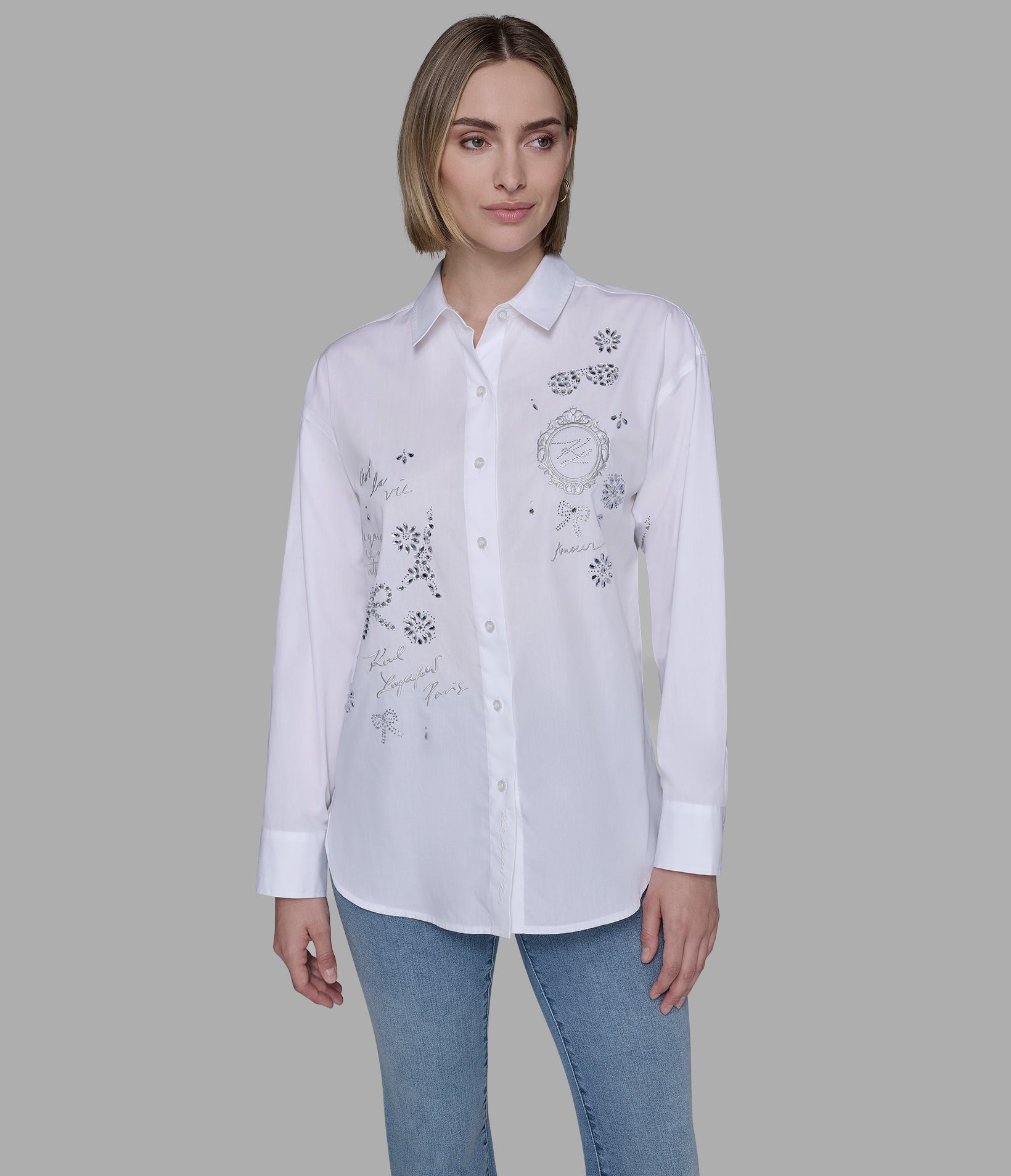 PARIS WHIMSY POPLIN SHIRT VIEW 4 | Women's Sale PARIS WHIMSY POPLIN SHIRT VIEW 4 | Women's Sale
