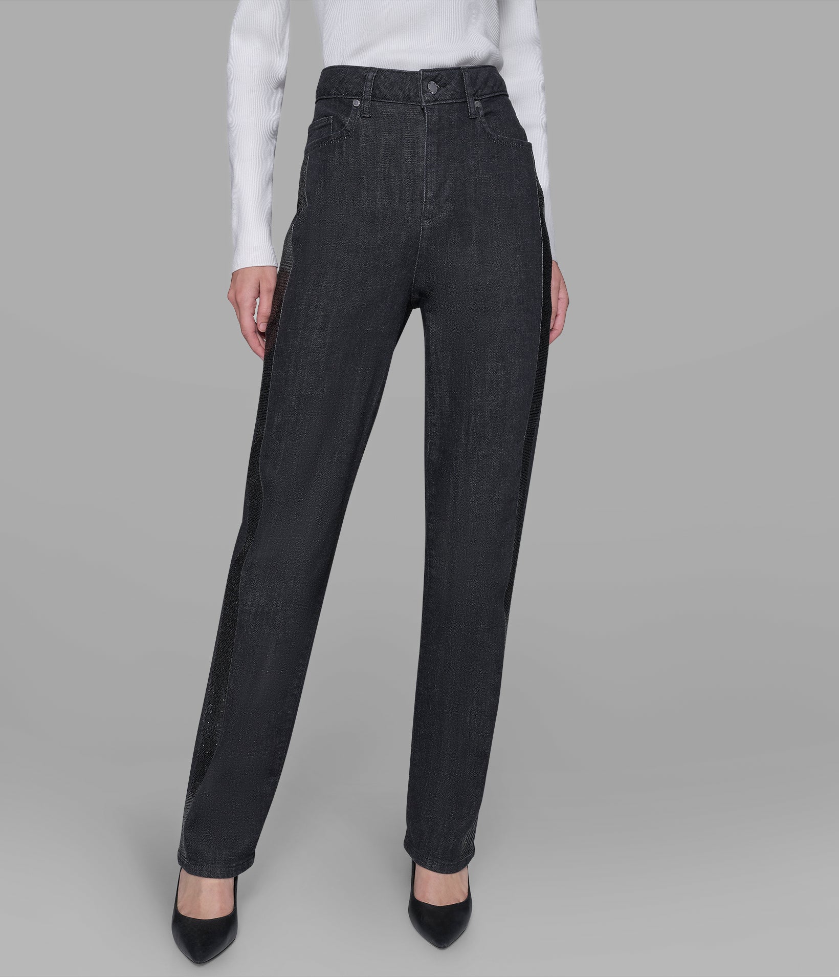 RHINESTONE TRIM JEAN VIEW 3 | Women's Denim RHINESTONE TRIM JEAN VIEW 3 | Women's Denim