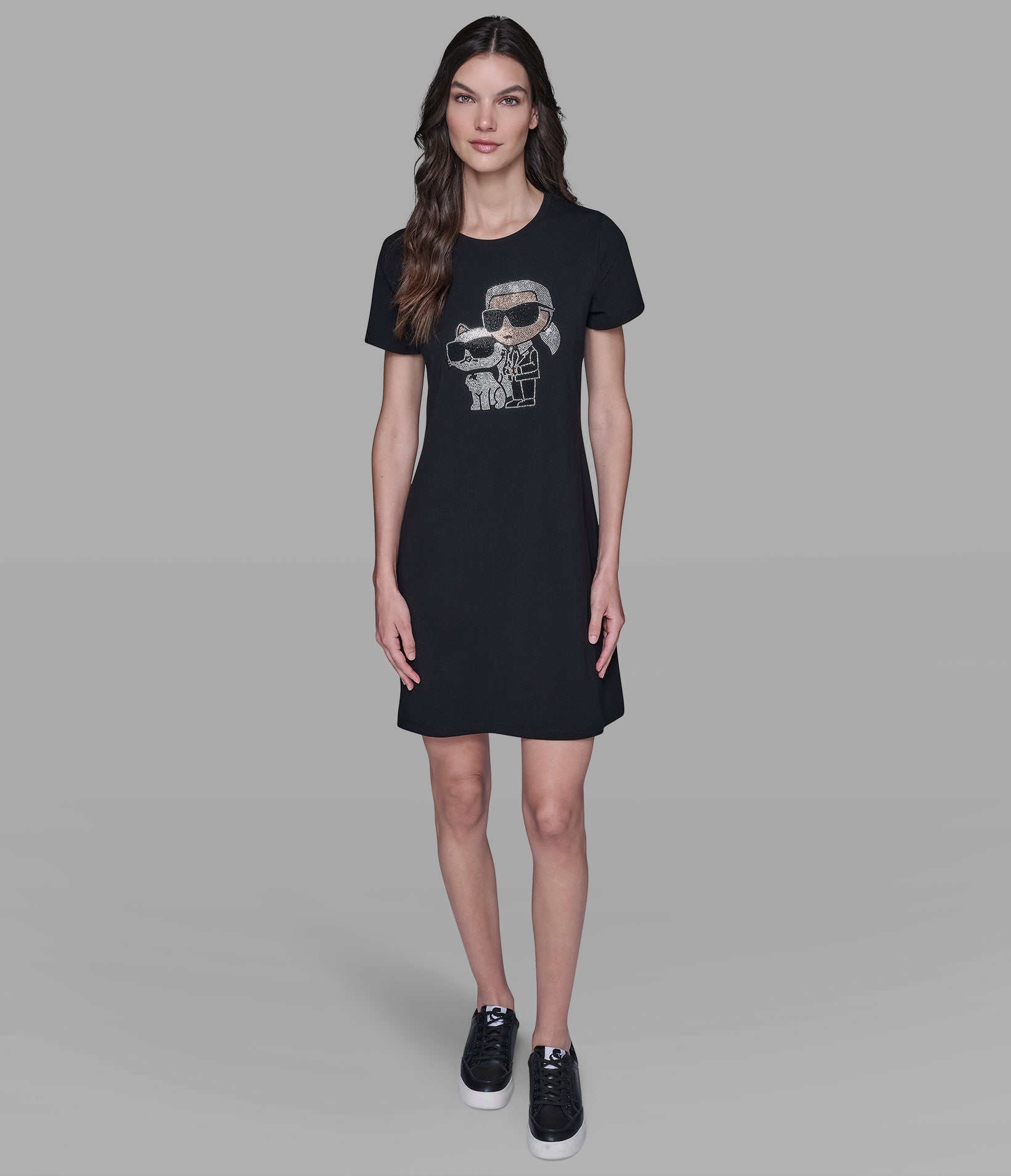 KARL DUO T-SHIRT DRESS VIEW 3 | Women's Clothing KARL DUO T-SHIRT DRESS VIEW 3 | Women's Clothing