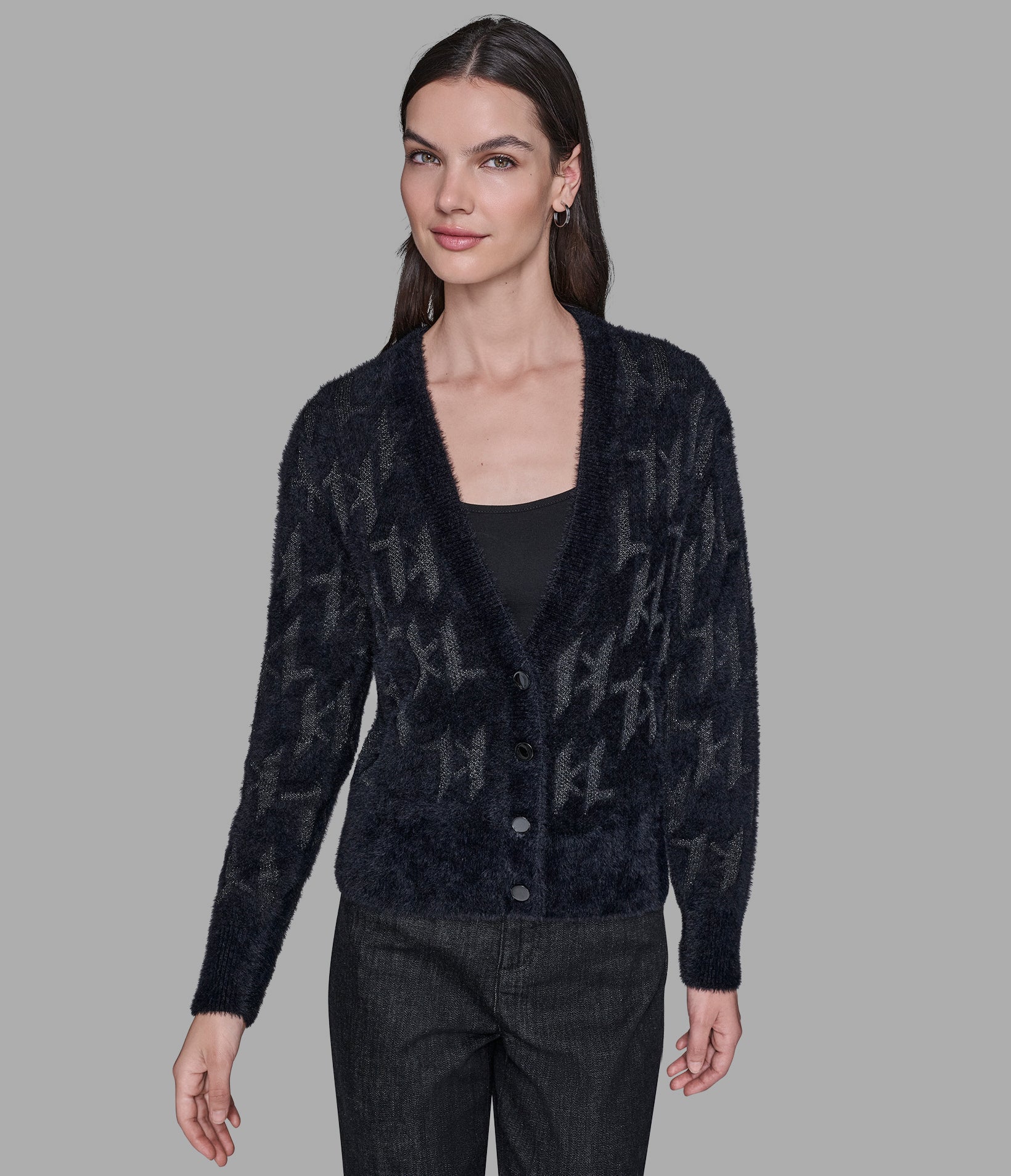 FUZZY KL CARDIGAN View 1 | Women's Tops & Sweaters FUZZY KL CARDIGAN View 1 | Women's Tops & Sweaters