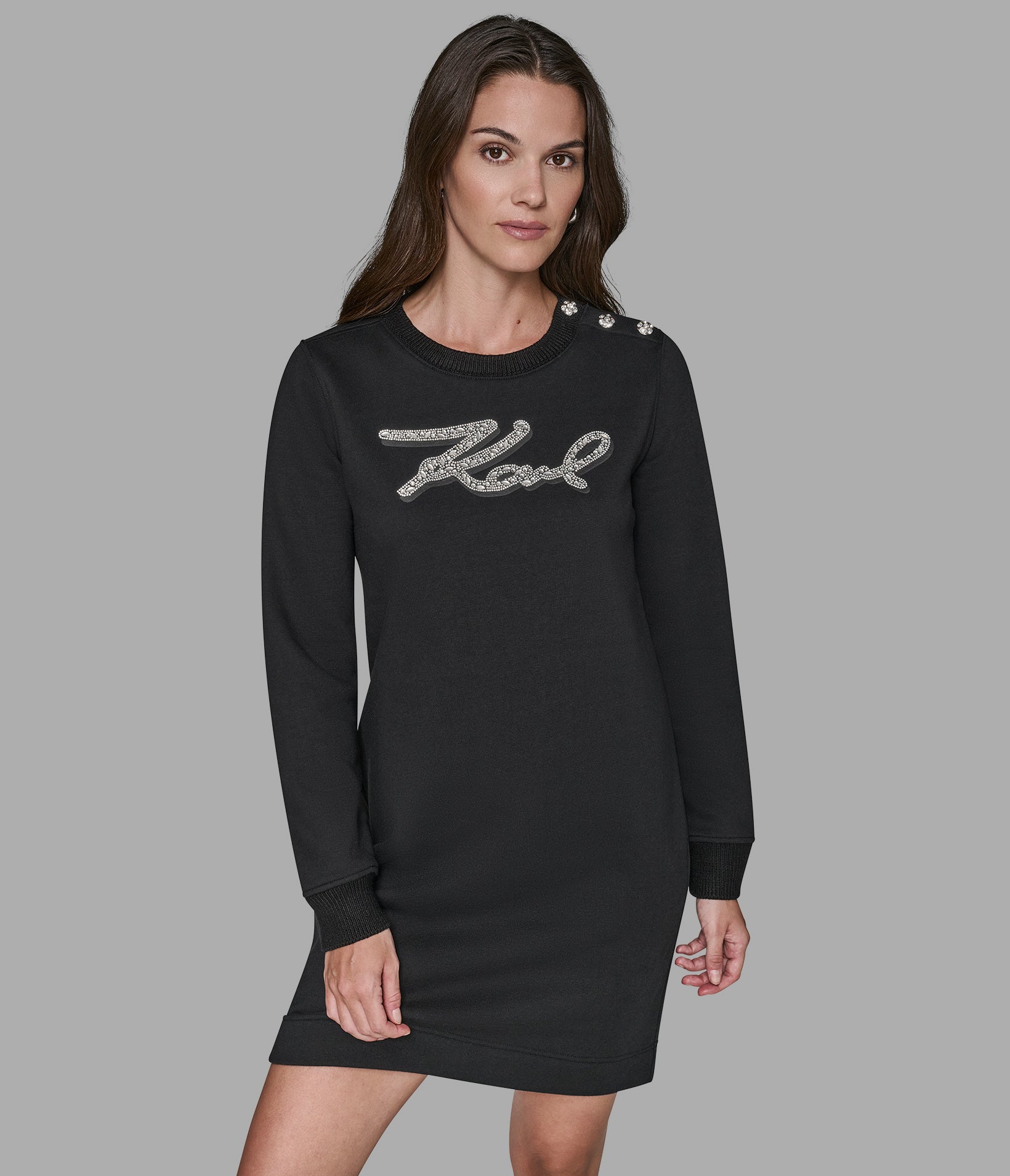 LOGO SWEATSHIRT DRESS VIEW 4 | Best Sellers Shop LOGO SWEATSHIRT DRESS VIEW 4 | Best Sellers Shop