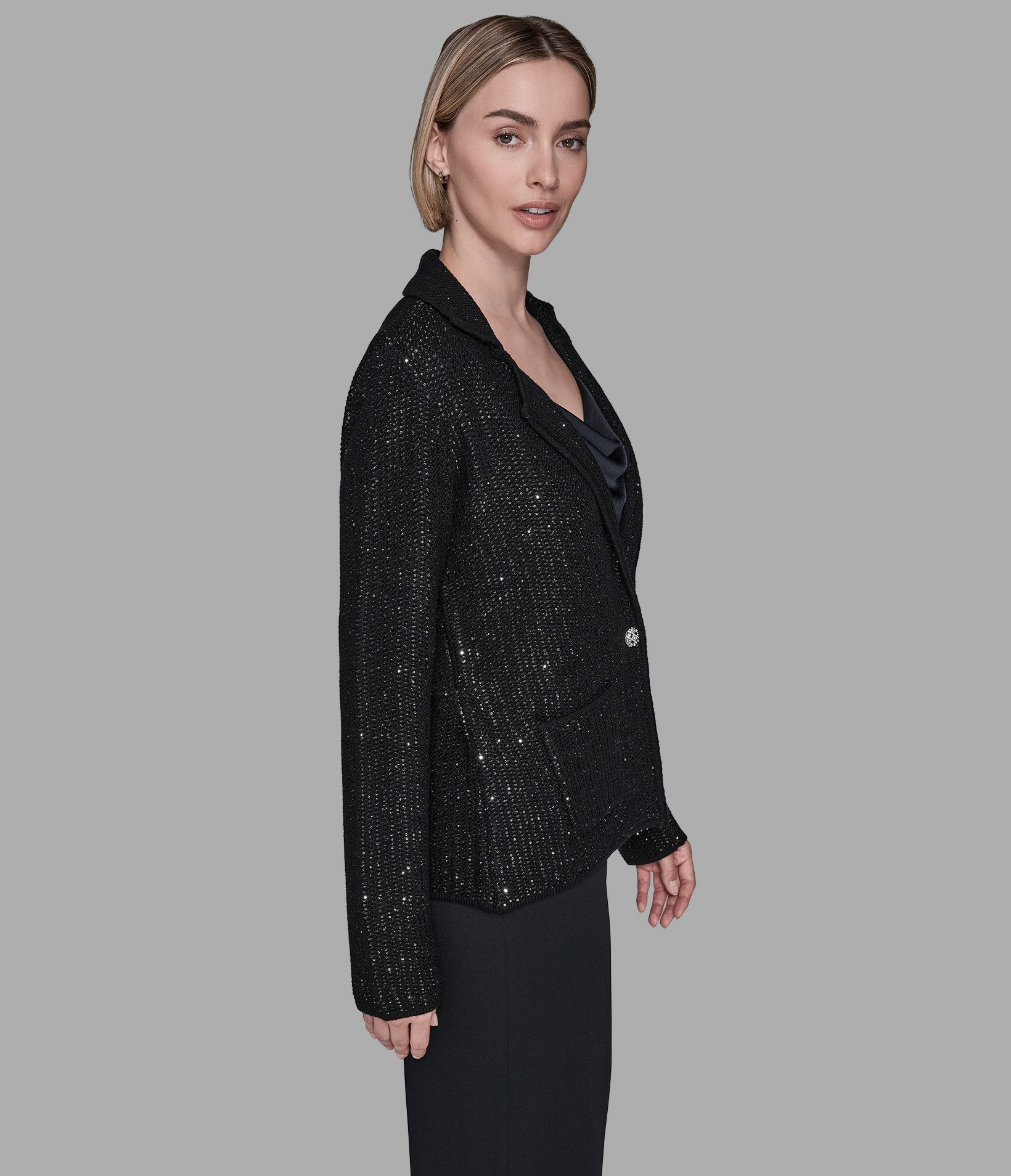 KNIT SWEATER BLAZER VIEW 4 | Women's Tops & Sweaters KNIT SWEATER BLAZER VIEW 4 | Women's Tops & Sweaters