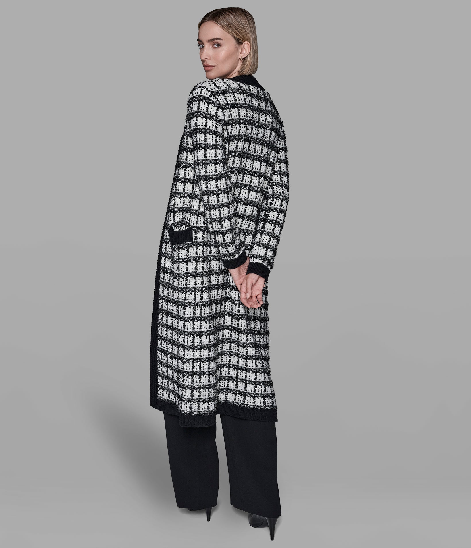 TWEED DUSTER CARDIGAN VIEW 4 TWEED DUSTER CARDIGAN VIEW 4