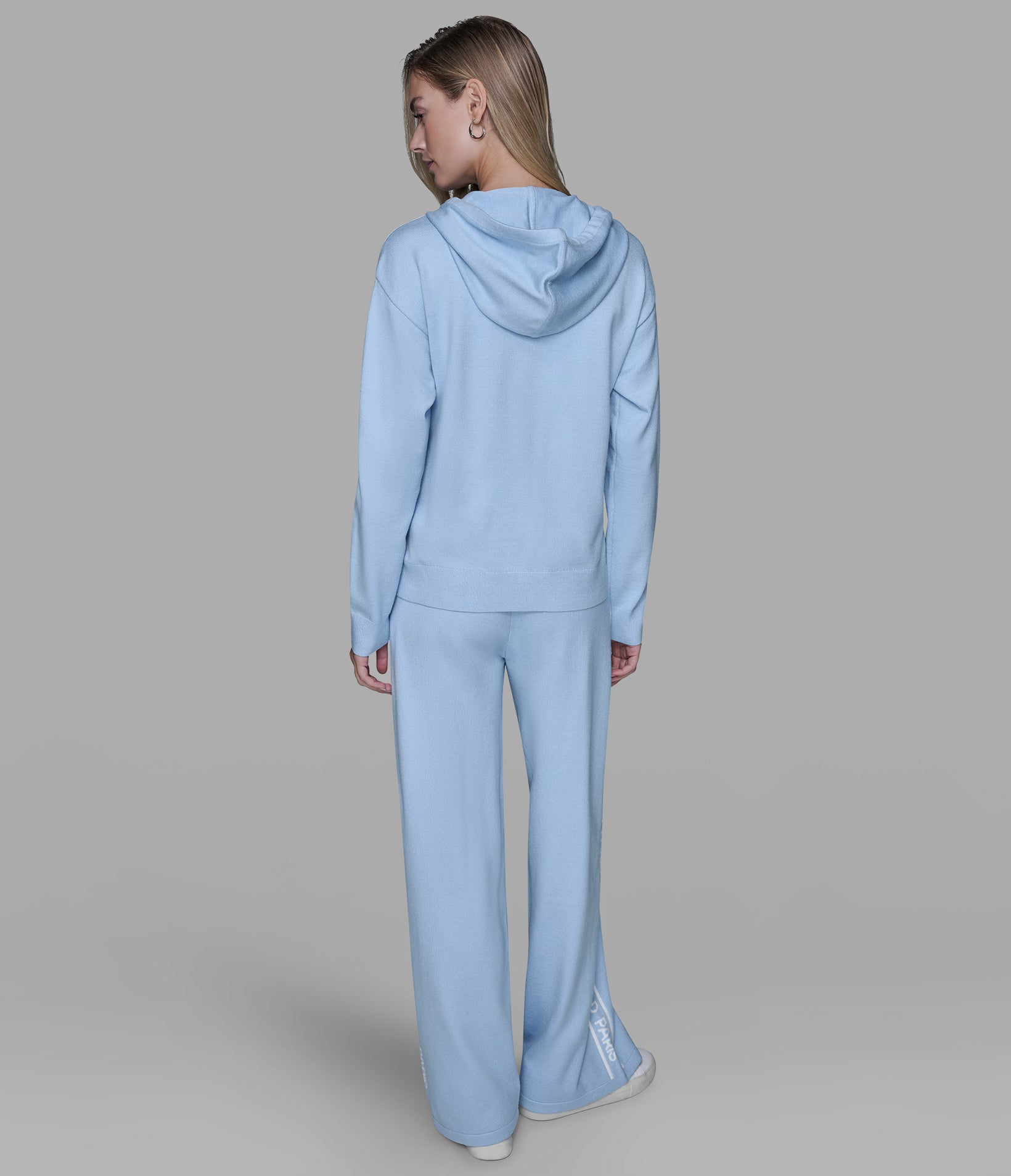 LOGO FULL-ZIP SWEATER WITH HOODIE VIEW 5 | Women's Sale LOGO FULL-ZIP SWEATER WITH HOODIE VIEW 5 | Women's Sale