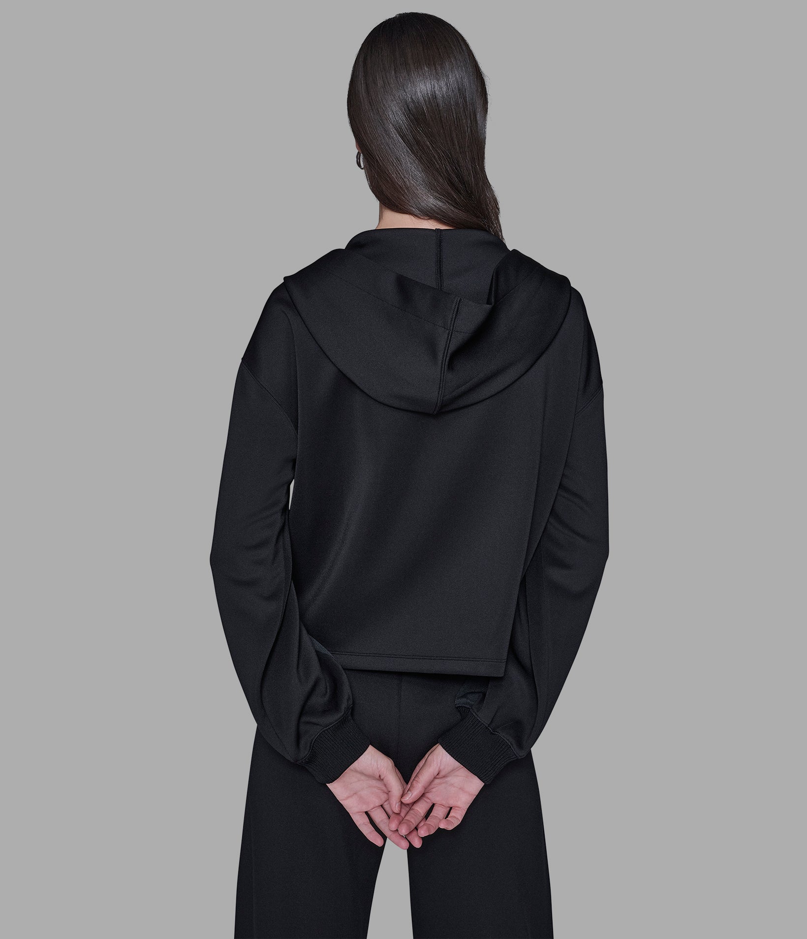 MULTI-COLOR LOGO TAPE FULL-ZIP HOODIE VIEW 6 | Women's Athleisure & Activewear MULTI-COLOR LOGO TAPE FULL-ZIP HOODIE VIEW 6 | Women's Athleisure & Activewear