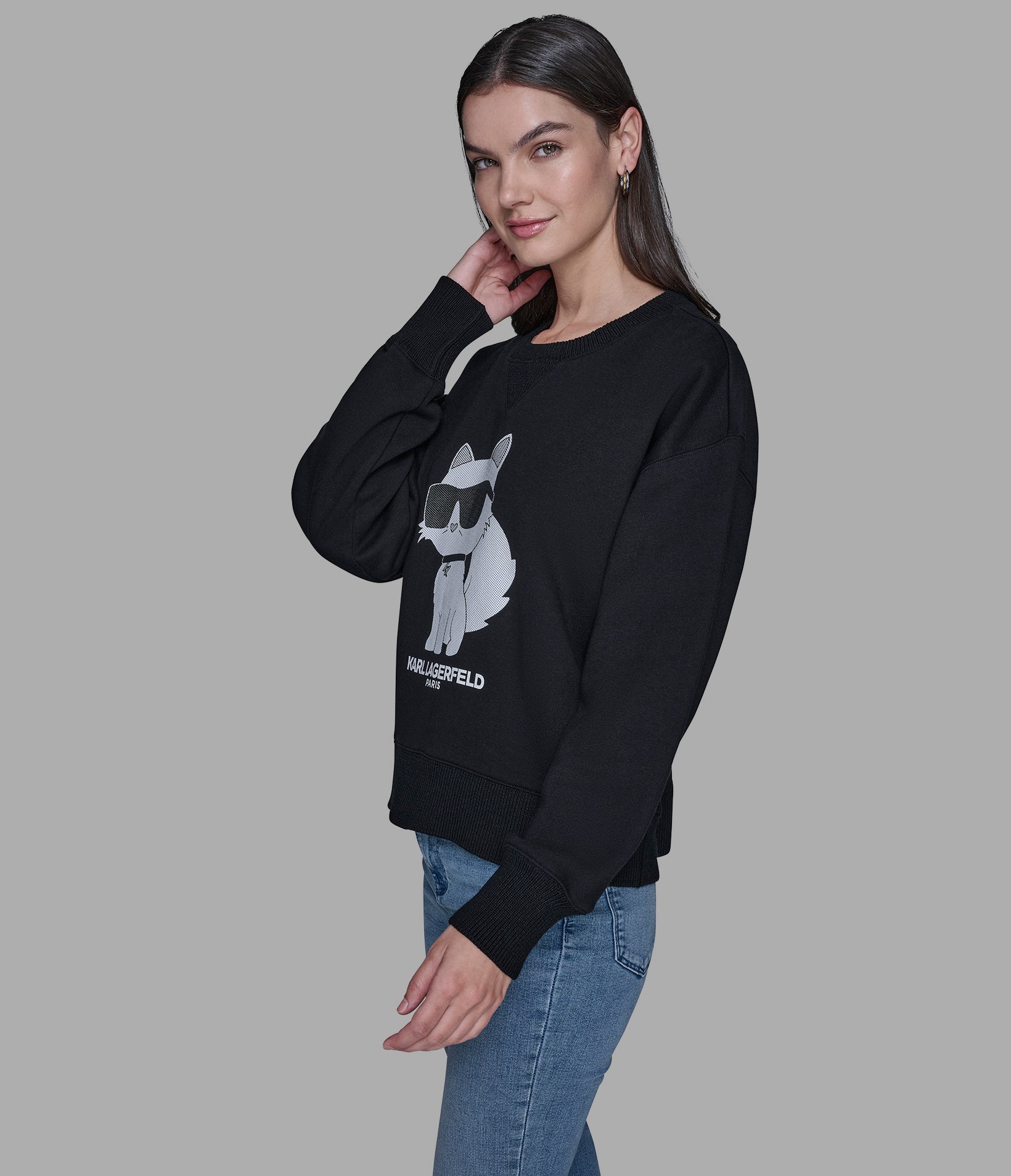 CHOUPETTE CREWNECK SWEATSHIRT VIEW 3 CHOUPETTE CREWNECK SWEATSHIRT VIEW 3