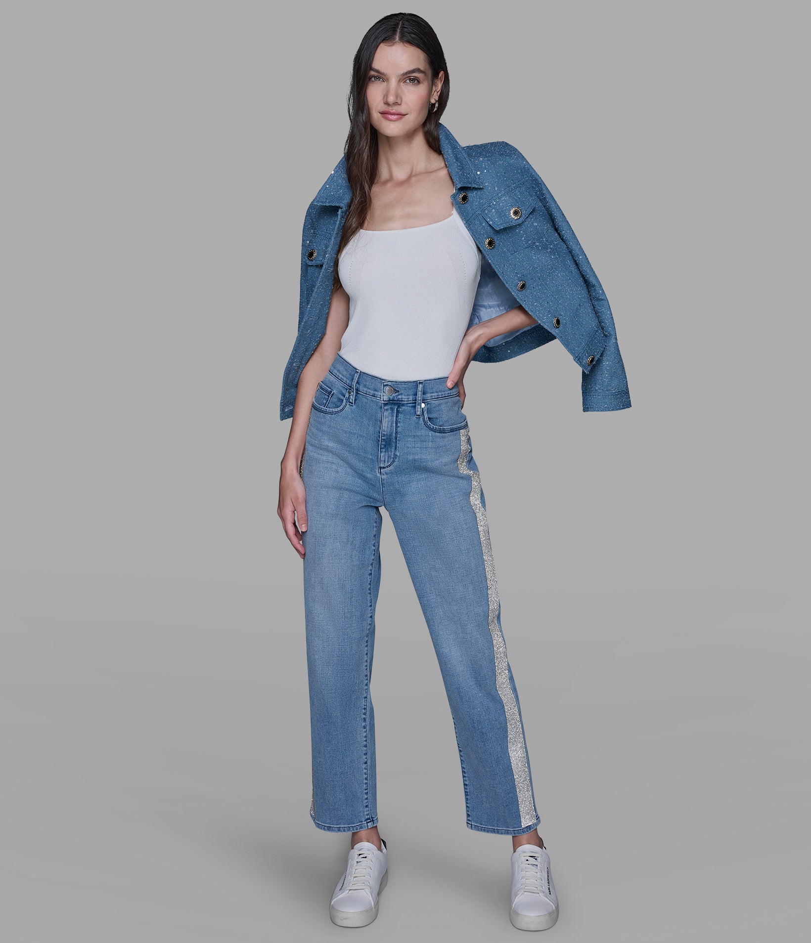 RHINESTONE TRIM JEAN VIEW 4 | Women's Denim RHINESTONE TRIM JEAN VIEW 4 | Women's Denim