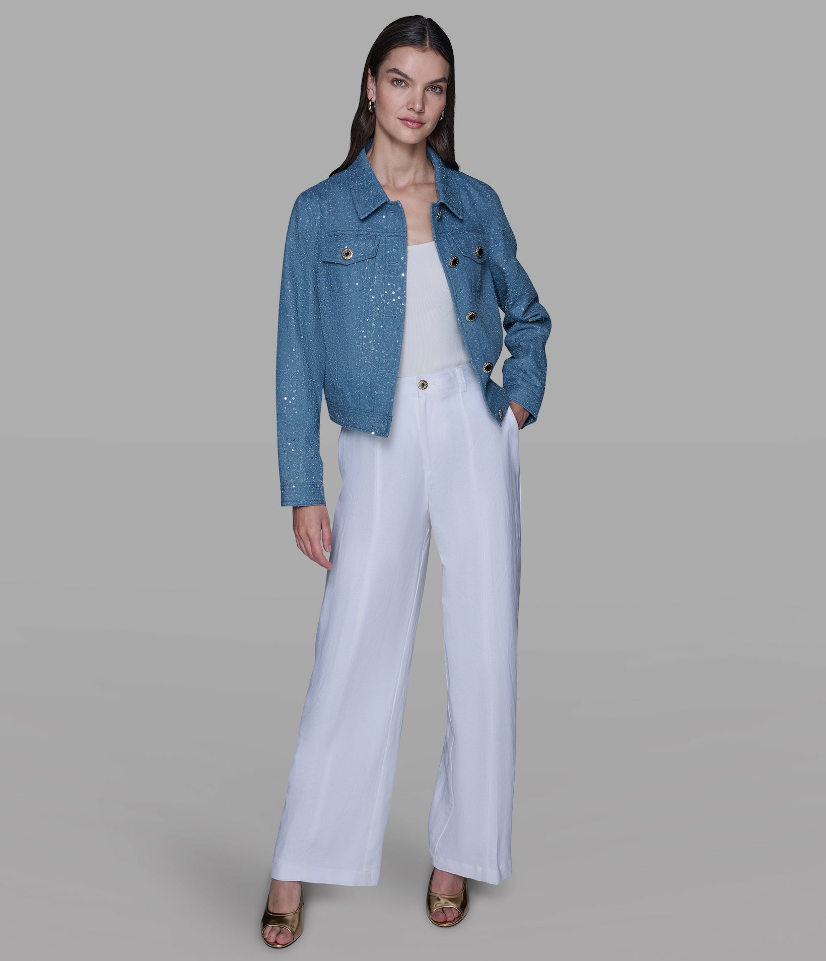 SEQUIN DENIM JACKET VIEW 4 | Jackets & Coats SEQUIN DENIM JACKET VIEW 4 | Jackets & Coats