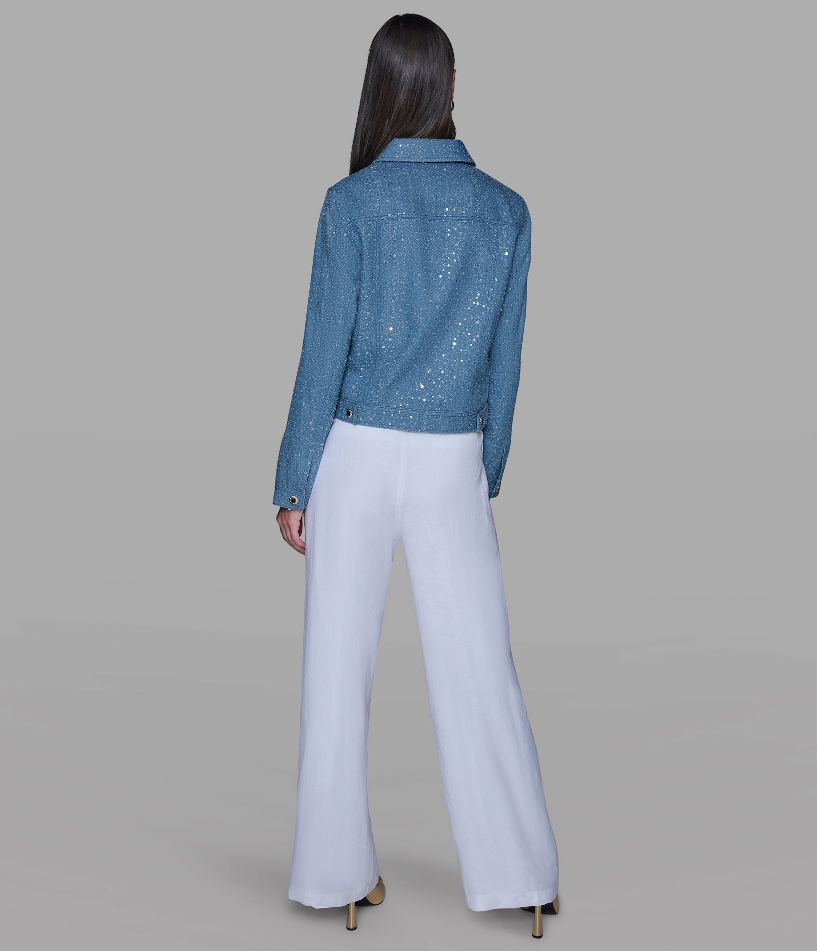 SEQUIN DENIM JACKET VIEW 5 | Jackets & Coats SEQUIN DENIM JACKET VIEW 5 | Jackets & Coats