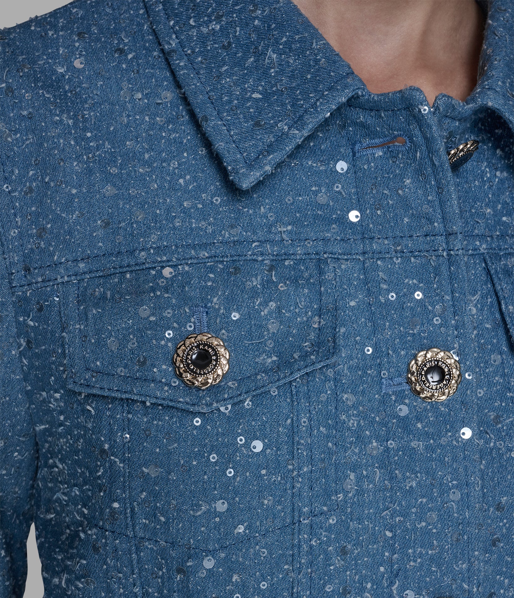 SEQUIN DENIM JACKET VIEW 6 | Jackets & Coats SEQUIN DENIM JACKET VIEW 6 | Jackets & Coats