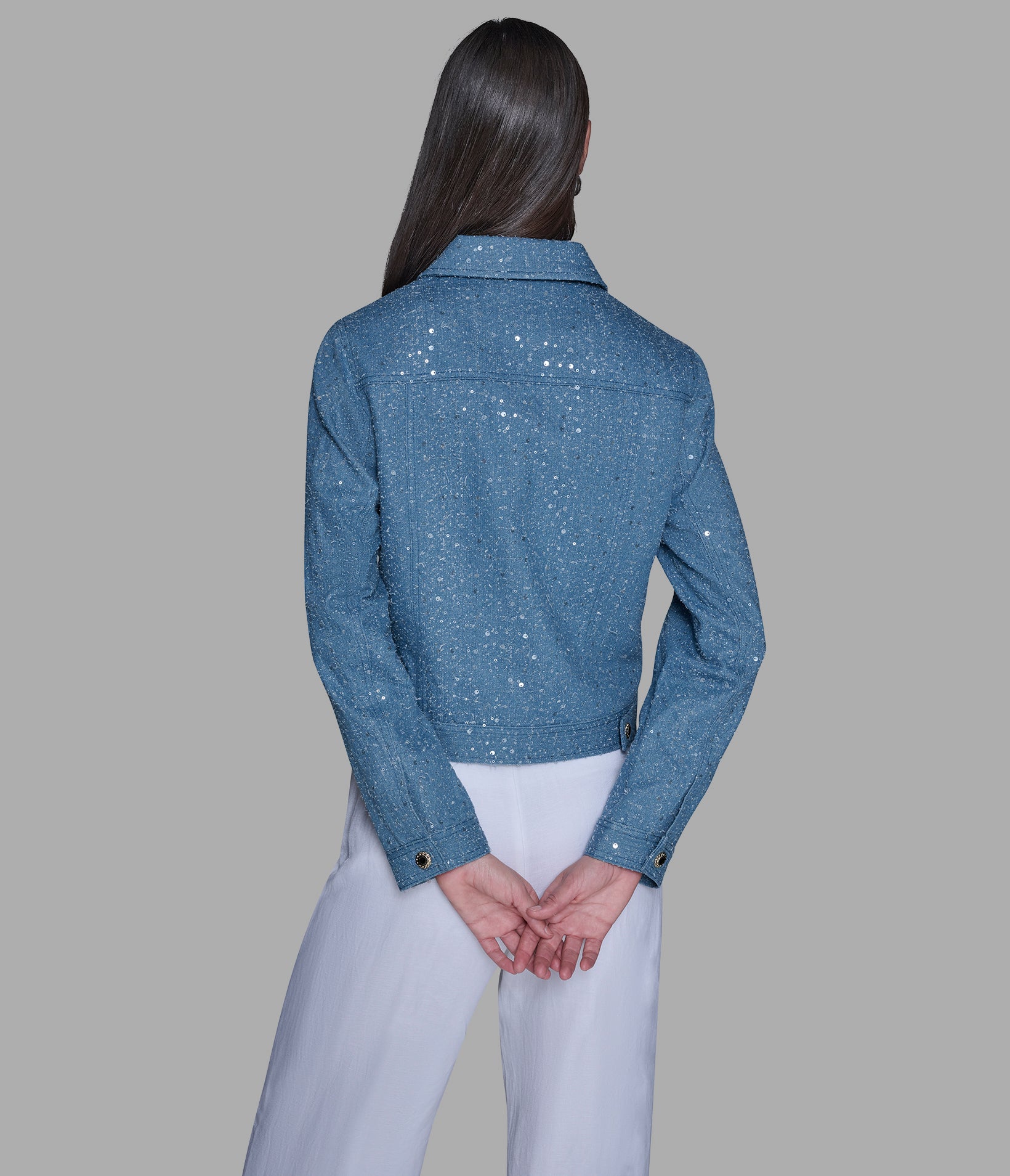 SEQUIN DENIM JACKET VIEW 3 | Jackets & Coats SEQUIN DENIM JACKET VIEW 3 | Jackets & Coats