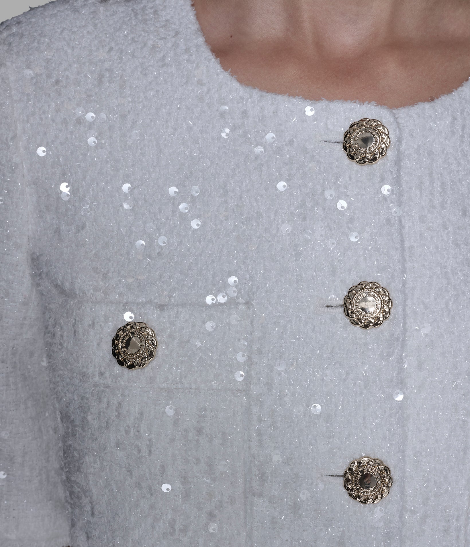 SHORT SLEEVE SHIMMER TWEED JACKET VIEW 6 | Jackets & Coats SHORT SLEEVE SHIMMER TWEED JACKET VIEW 6 | Jackets & Coats