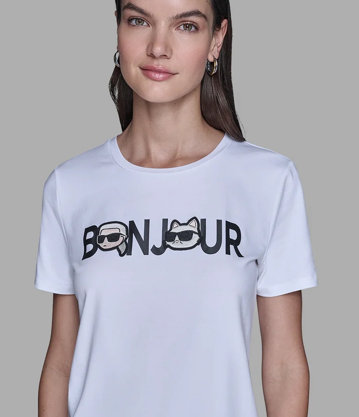 BONJOUR CHARACTER TEE View 1 | Products BONJOUR CHARACTER TEE View 1 | Products