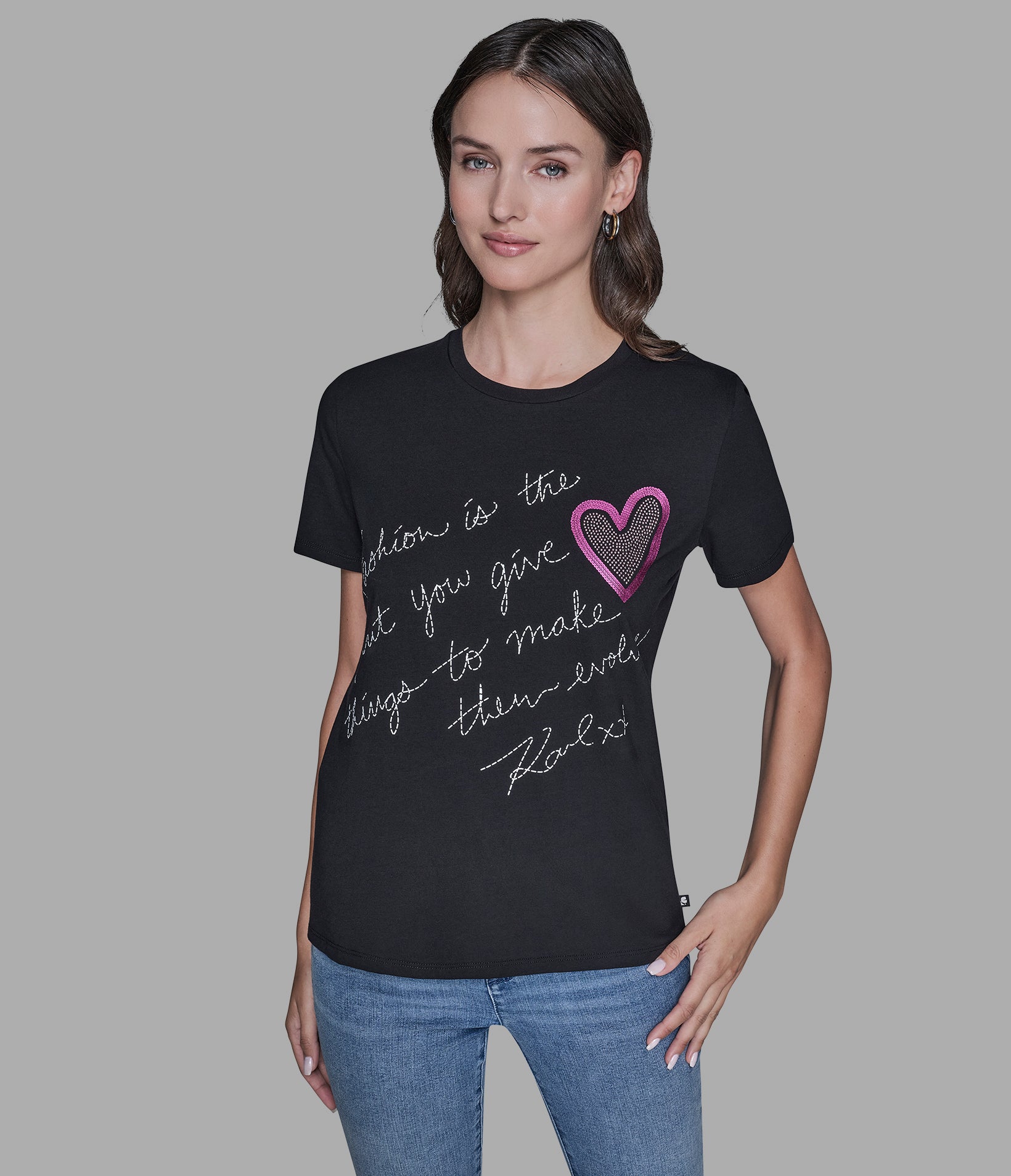 KARL QUOTE TEE View 1 | Women's Tees & Tanks KARL QUOTE TEE View 1 | Women's Tees & Tanks