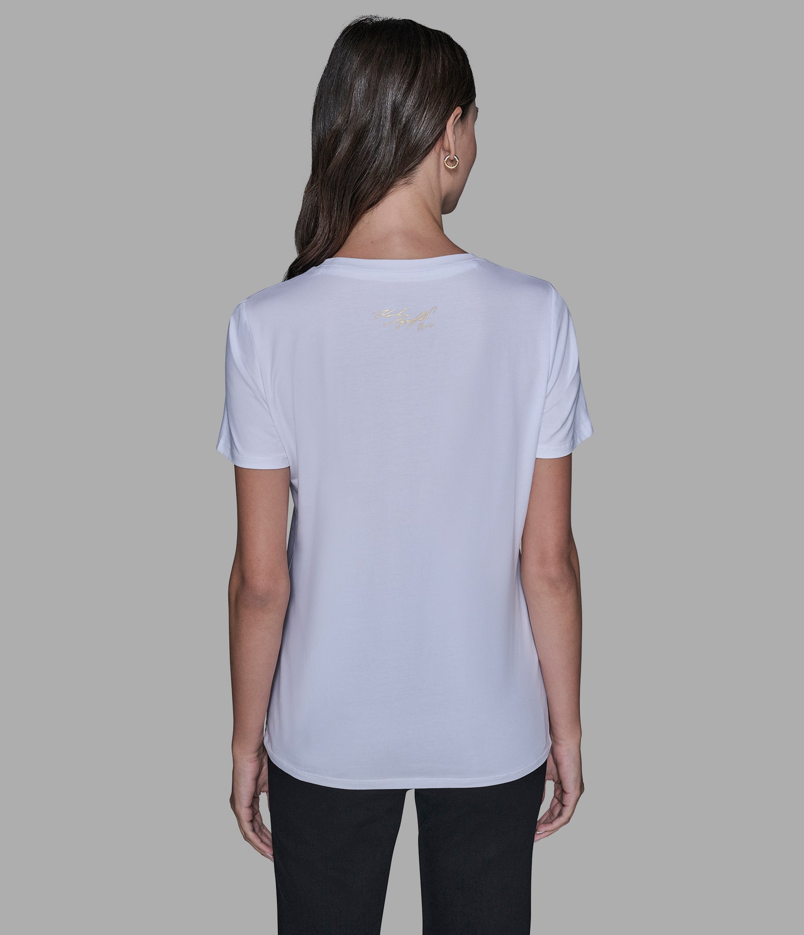 CHARM NECKLACE TEE View 2 | Products CHARM NECKLACE TEE View 2 | Products