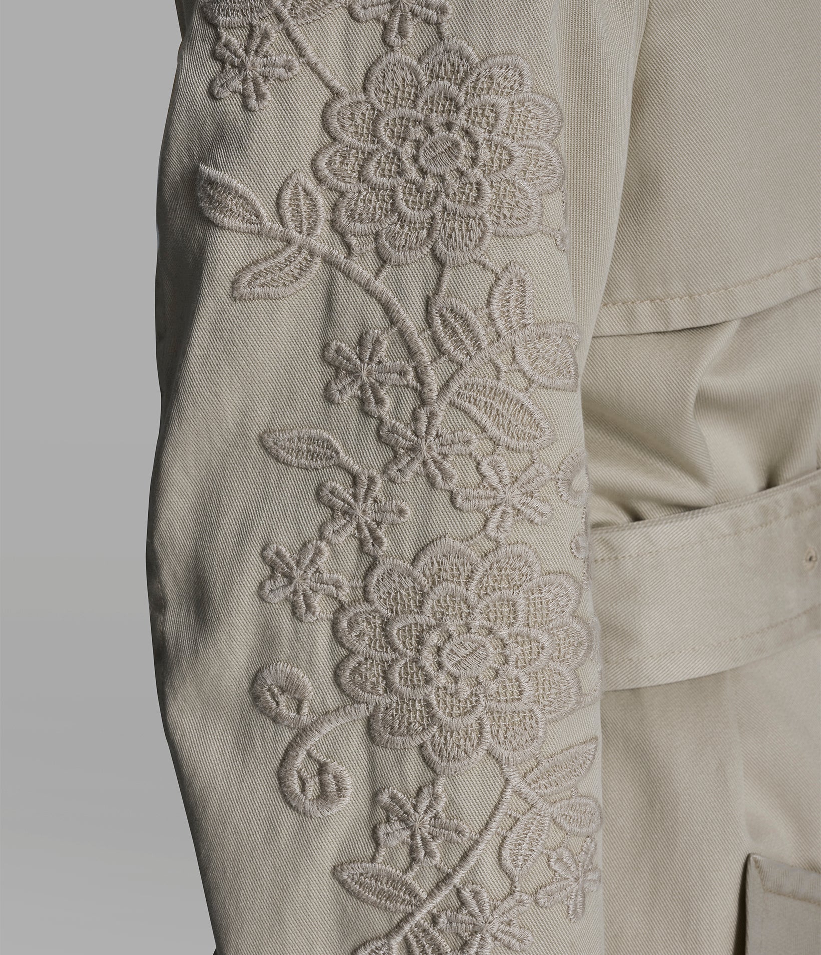 FLORAL APPLIQUE TRENCH COAT VIEW 6 | Jackets & Coats FLORAL APPLIQUE TRENCH COAT VIEW 6 | Jackets & Coats