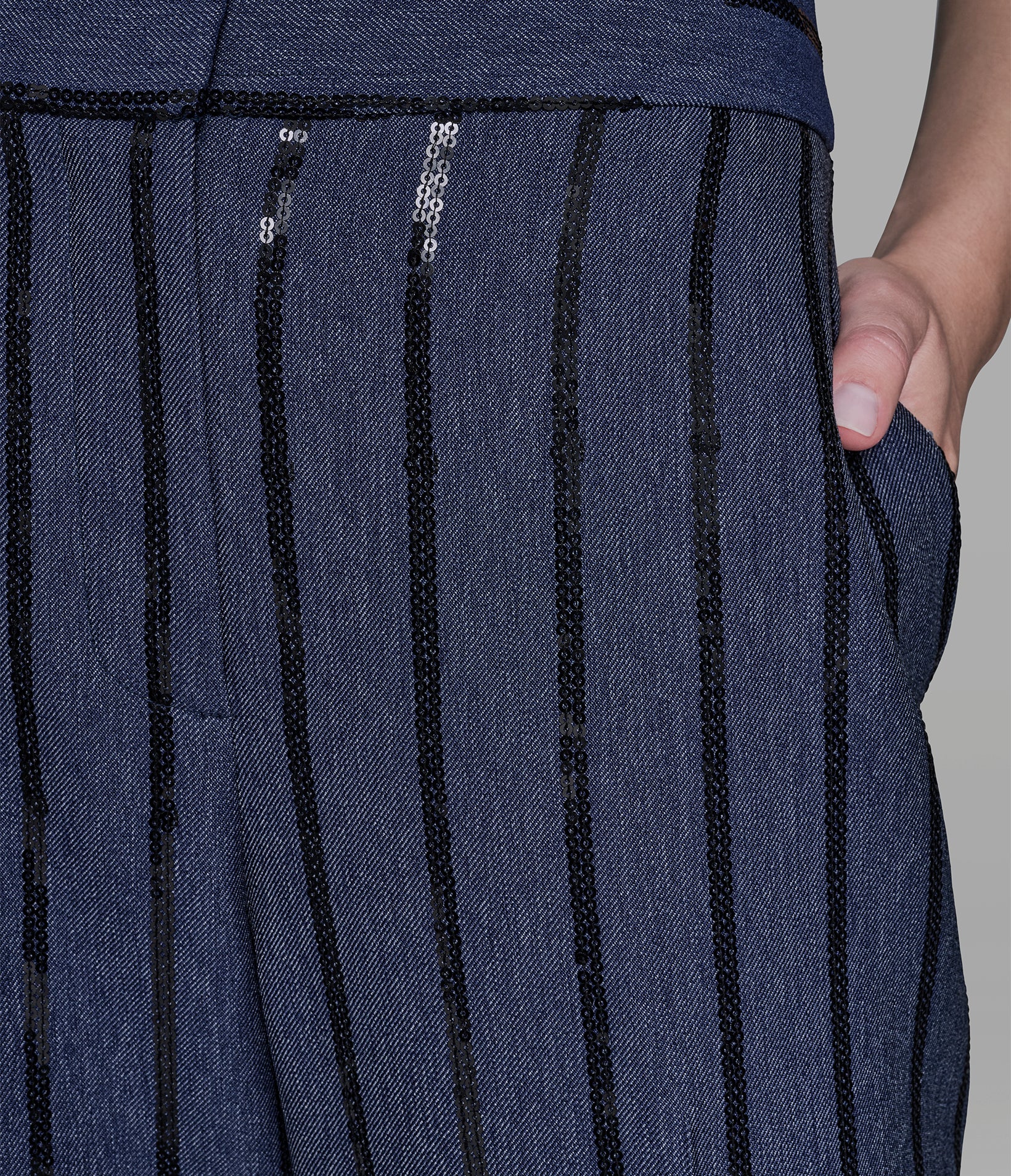 SEQUIN STRIPE DENIM PANT VIEW 6 | Women's Denim SEQUIN STRIPE DENIM PANT VIEW 6 | Women's Denim
