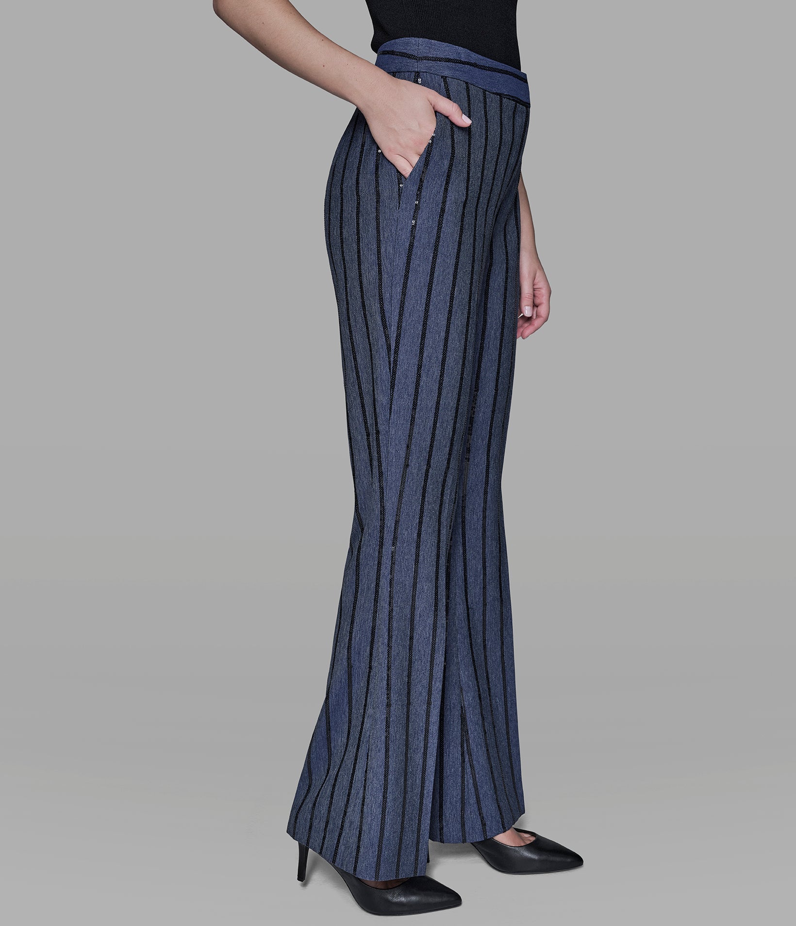 SEQUIN STRIPE DENIM PANT VIEW 4 | Women's Denim SEQUIN STRIPE DENIM PANT VIEW 4 | Women's Denim