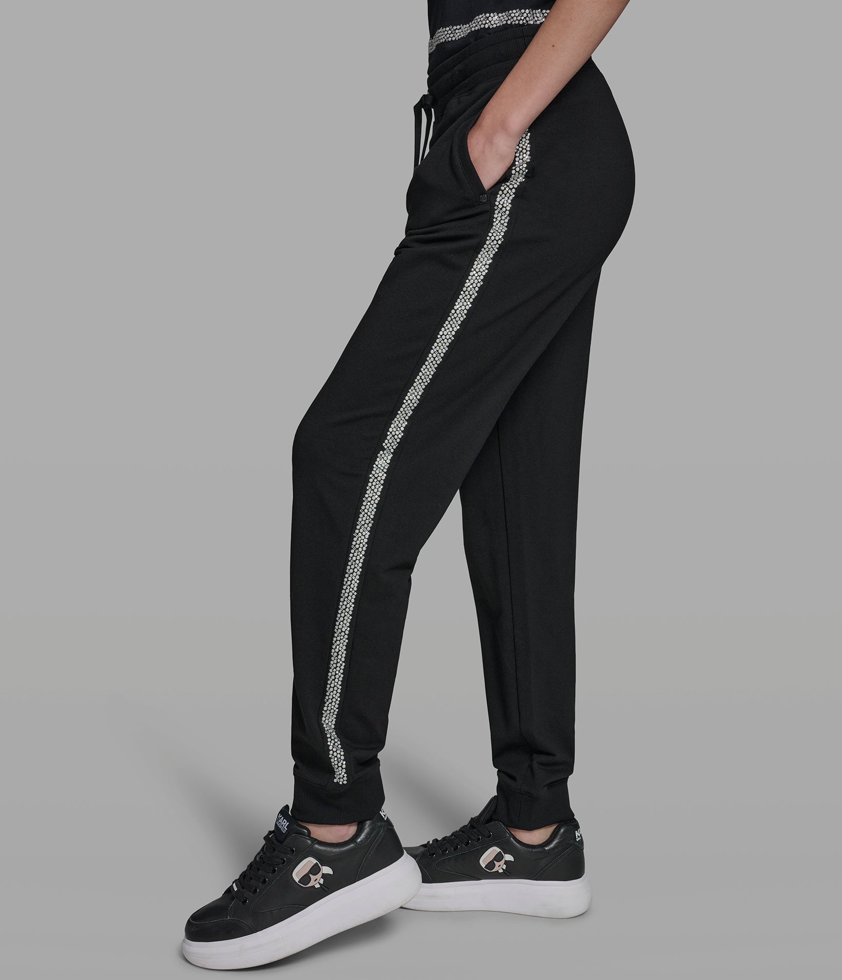 SPORT JOGGER WITH PEARL TRIM View 1 | Women's Pants SPORT JOGGER WITH PEARL TRIM View 1 | Women's Pants