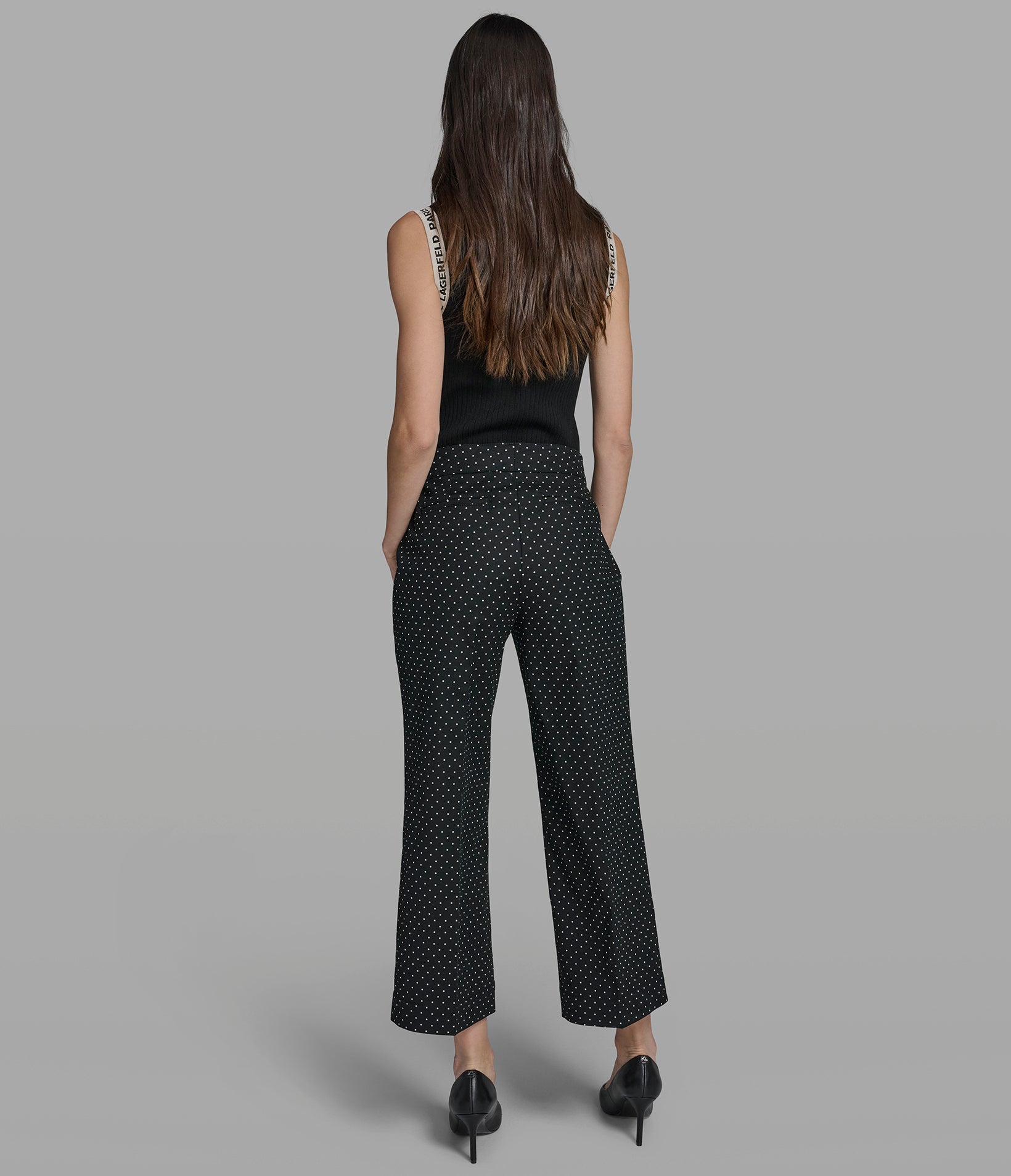 COTTON TWILL POLKA DOT WIDE LEG PANT VIEW 6 | New Arrivals COTTON TWILL POLKA DOT WIDE LEG PANT VIEW 6 | New Arrivals