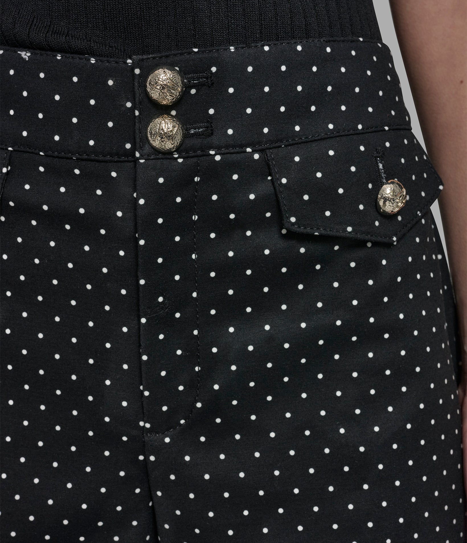 COTTON TWILL POLKA DOT WIDE LEG PANT VIEW 7 | New Arrivals COTTON TWILL POLKA DOT WIDE LEG PANT VIEW 7 | New Arrivals