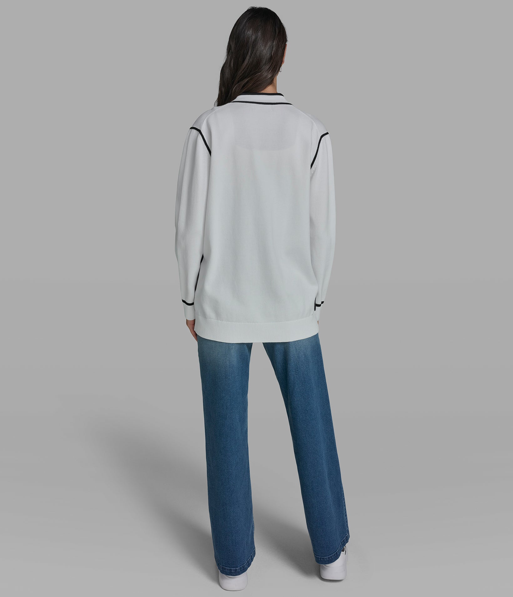 VARSITY CARDIGAN WITH PATCHES VIEW 6 | Women's Tops & Sweaters VARSITY CARDIGAN WITH PATCHES VIEW 6 | Women's Tops & Sweaters