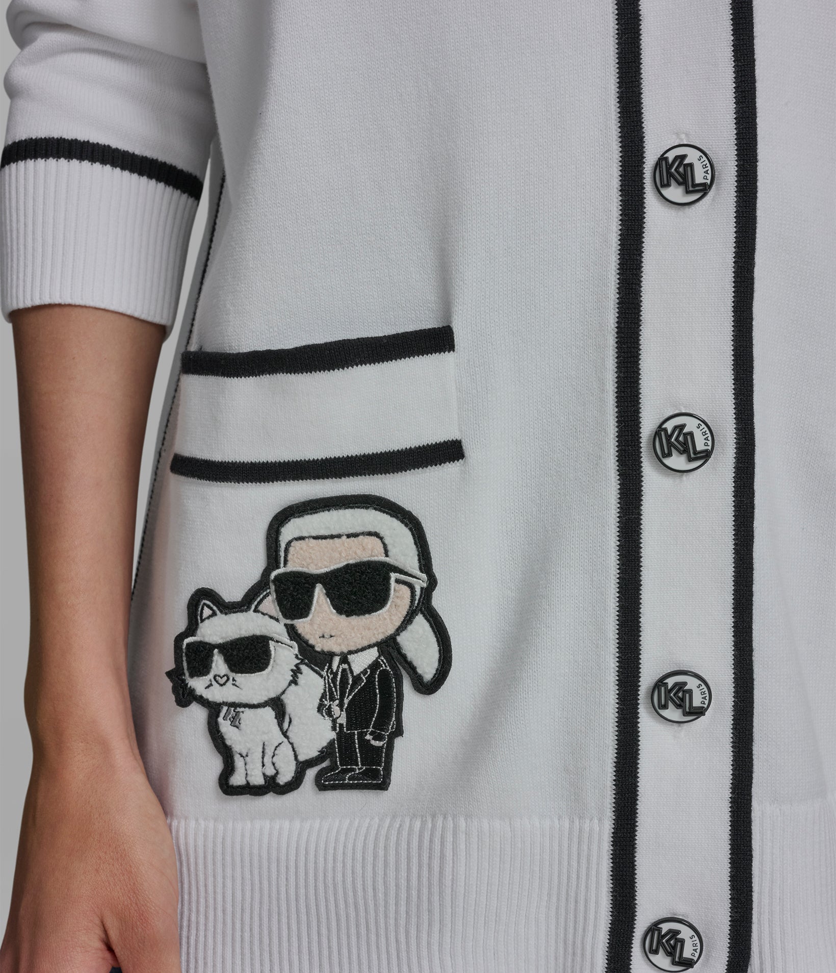 VARSITY CARDIGAN WITH PATCHES VIEW 8 | Women's Tops & Sweaters VARSITY CARDIGAN WITH PATCHES VIEW 8 | Women's Tops & Sweaters