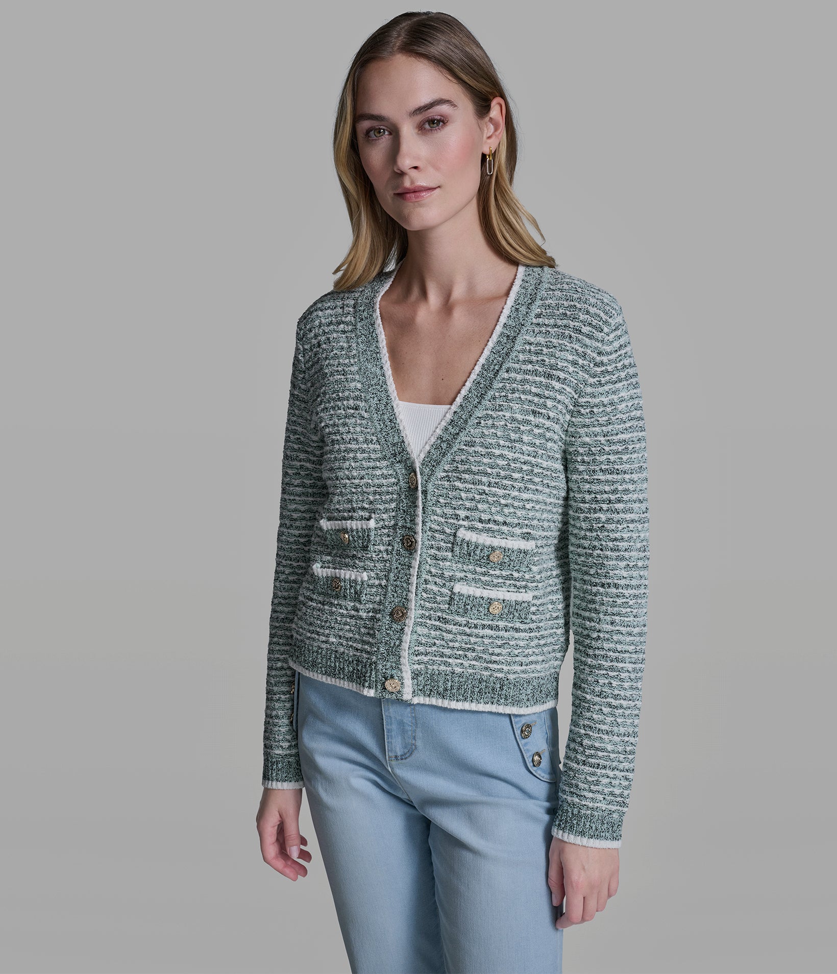 FUZZY KNIT CARDIGAN VIEW 4 | New Arrivals FUZZY KNIT CARDIGAN VIEW 4 | New Arrivals